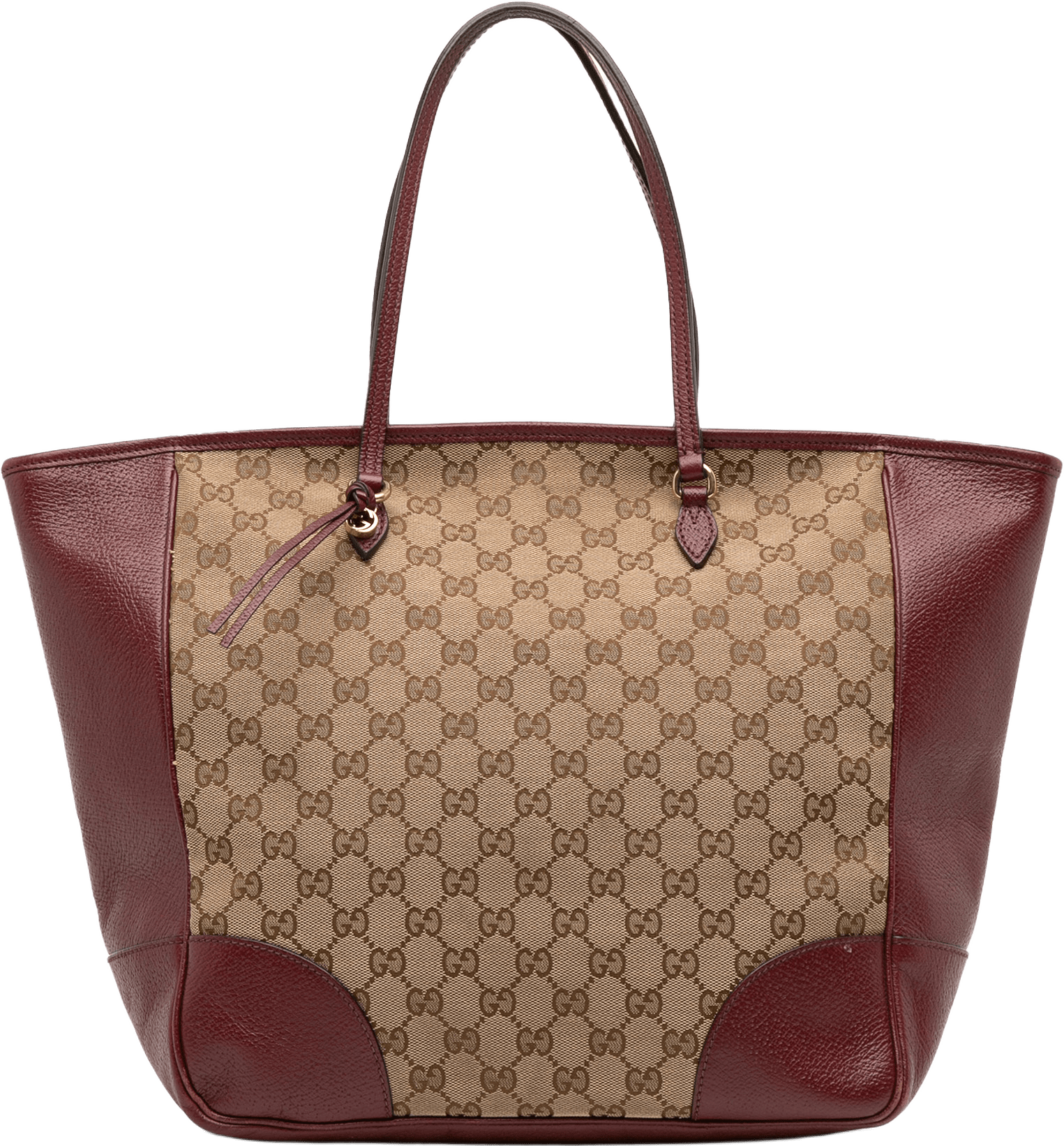 Gucci Gg Canvas Bree Tote, från Luxclusif, i färgen beige.