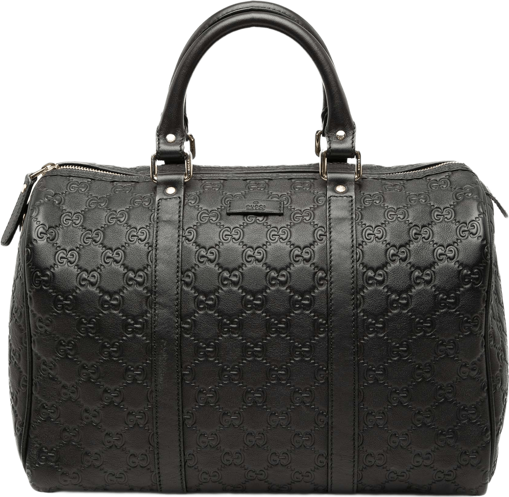 Gucci Medium Guccissima Joy Boston Bag, från Luxclusif, i färgen black.