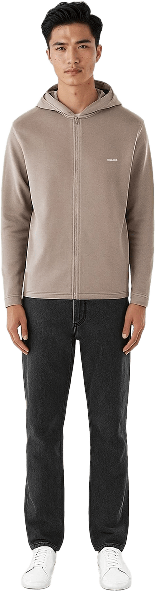 Ryder Full Zip Hoodie, från Ciszere, i färgen grey.