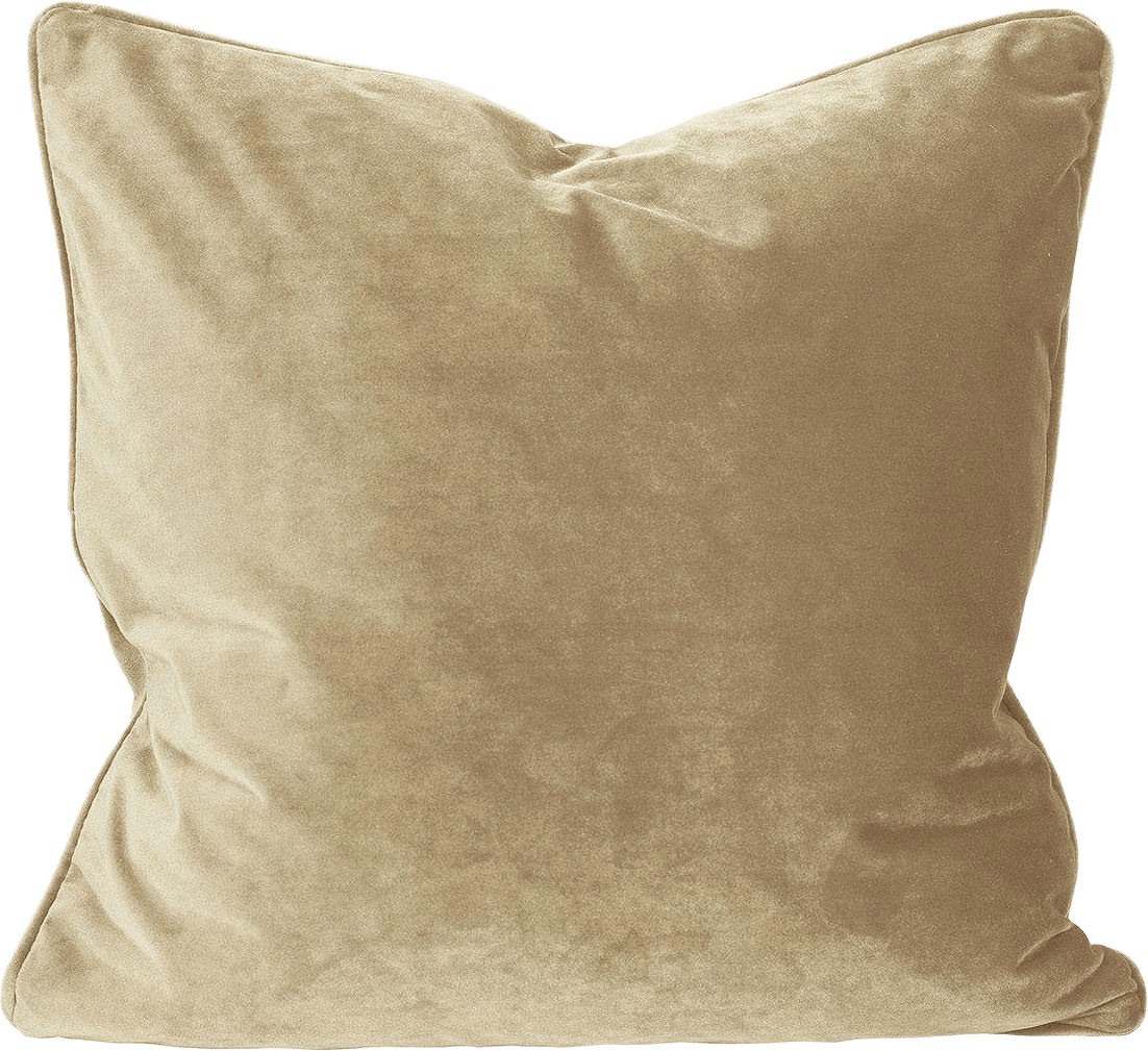 Elise Kuddfodral 45x45cm, från Svanefors, i färgen beige gul.