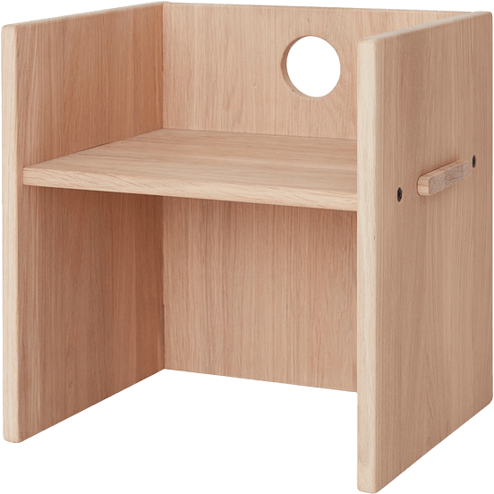 Arca Chair, från OYOY Mini, i färgen nature.