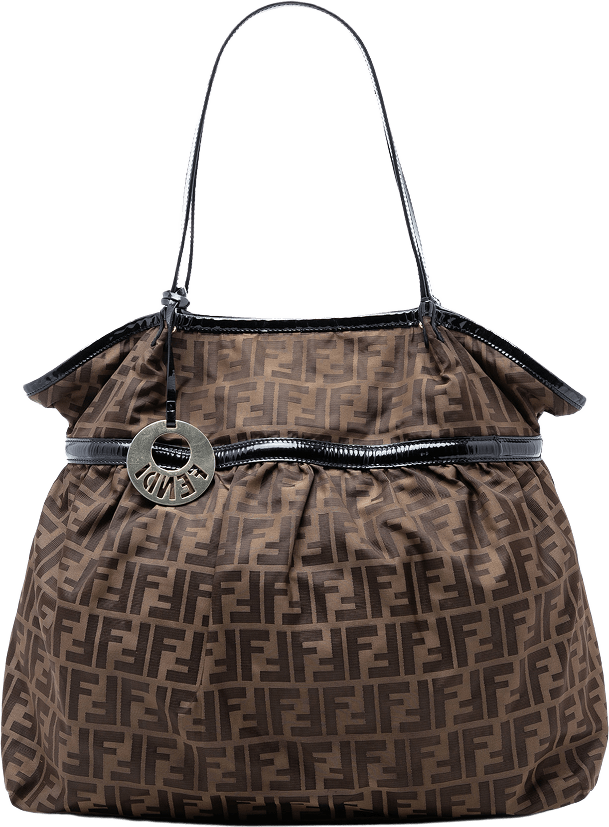 Fendi Zucca Canvas Chef Tote, från Luxclusif, i färgen brown.