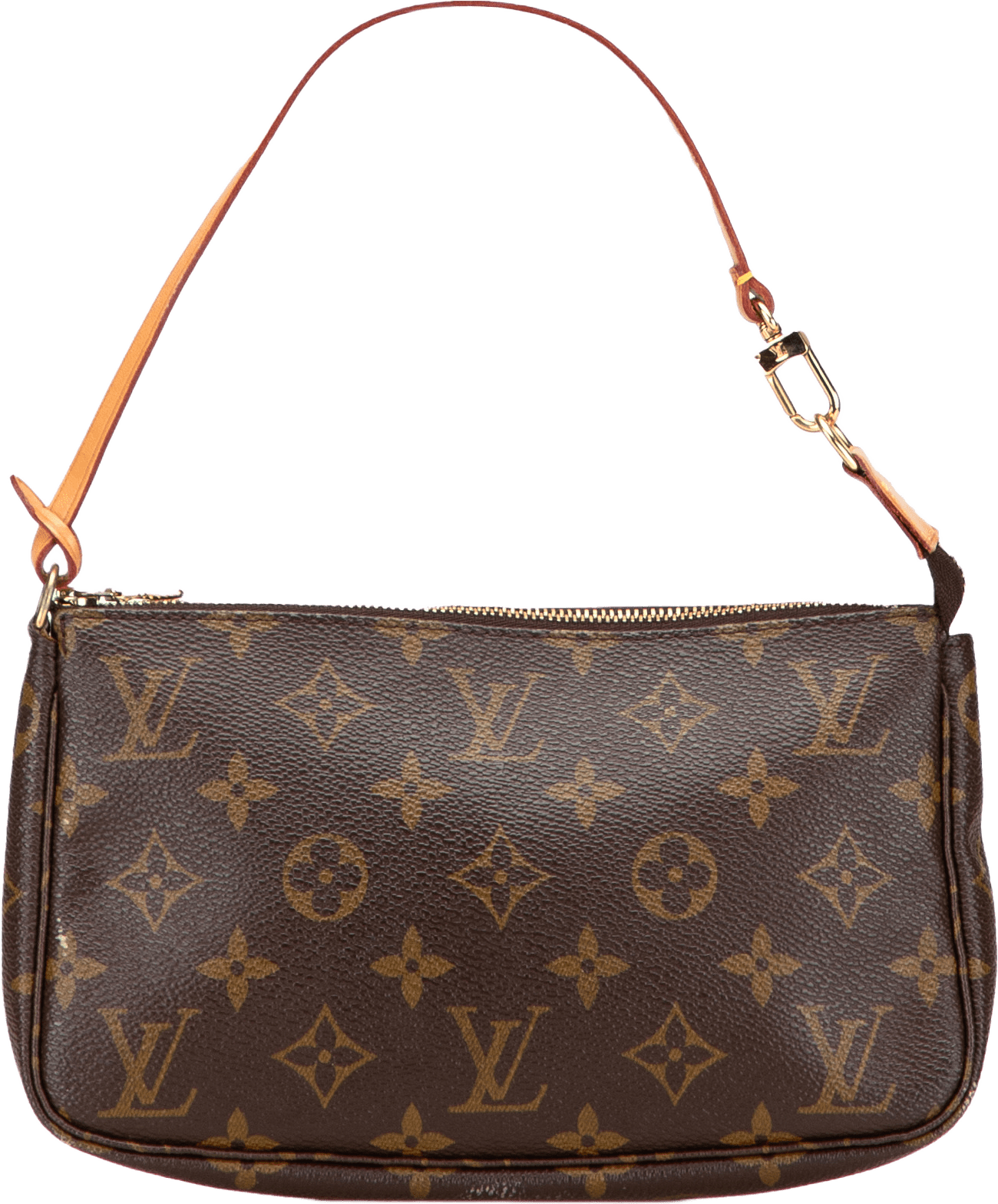 Louis Vuitton Monogram Pochette Accessoires, från Luxclusif, i färgen brown.