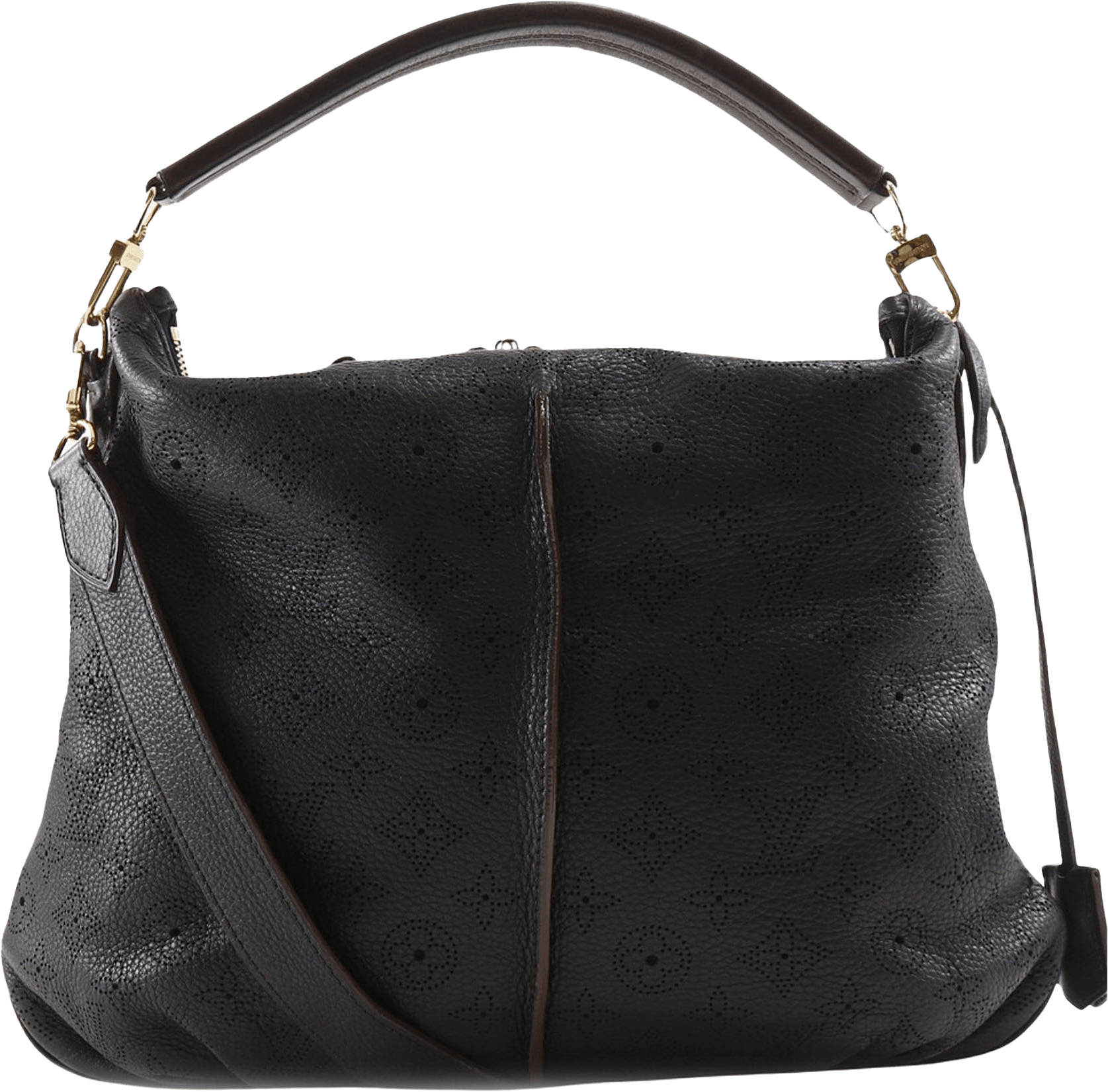 Louis Vuitton Monogram Mahina Selene Mm, från Luxclusif, i färgen black.