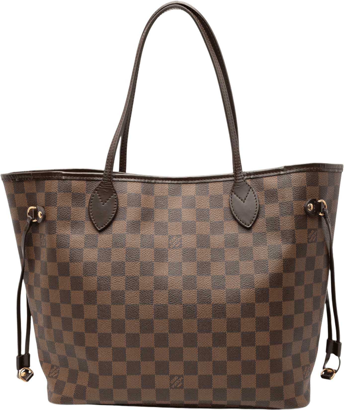 Louis Vuitton Damier Ebene Neverfull Mm, från Luxclusif, i färgen brown.