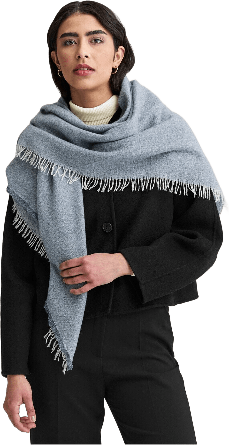 Ullscarf Ebba, från Newhouse, i färgen blå.