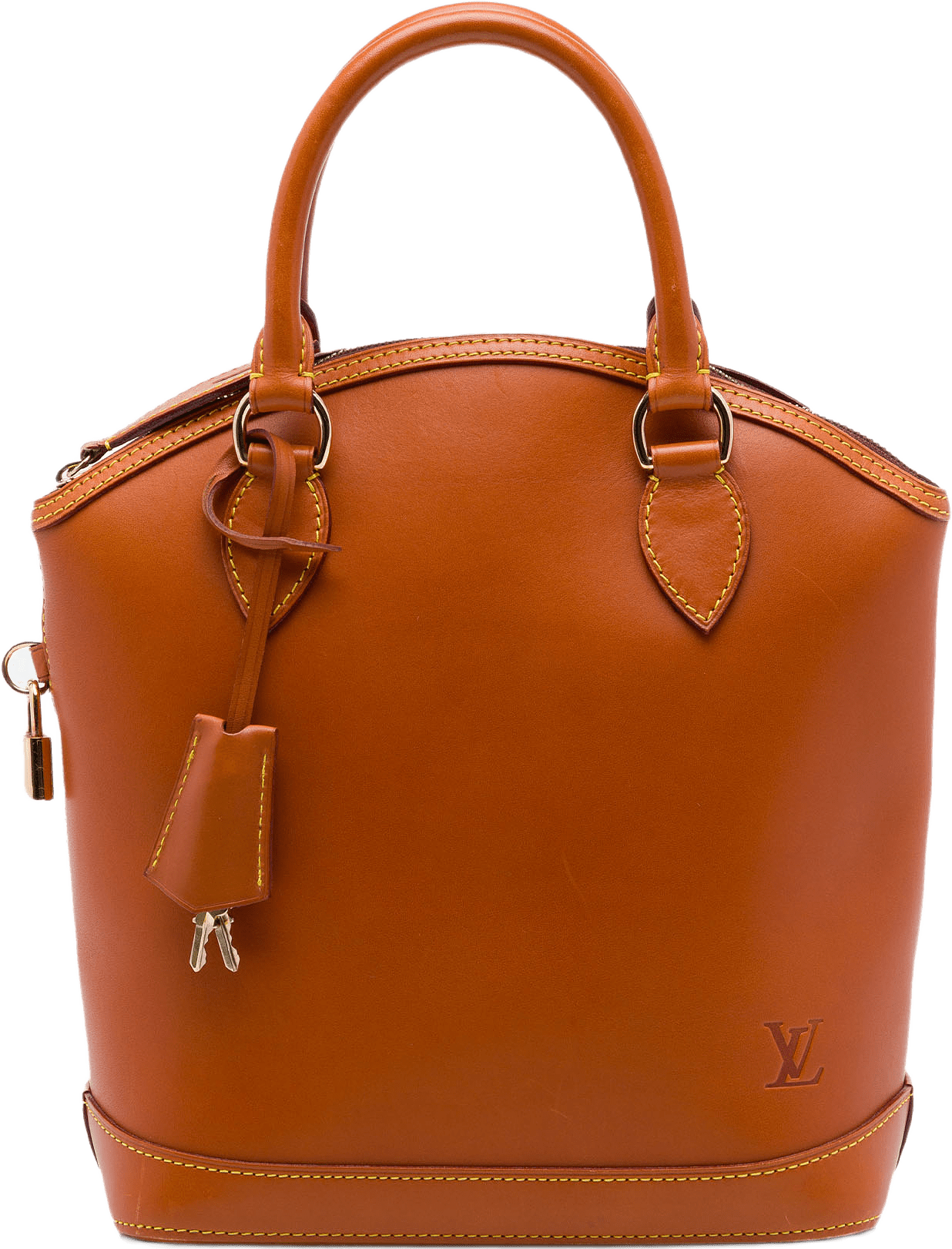 Louis Vuitton Nomade Lockit Vertical, från Luxclusif, i färgen brun.
