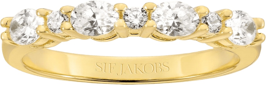 Ring Ellera Ovale, från Sif Jakobs Jewellery, i färgen gold.