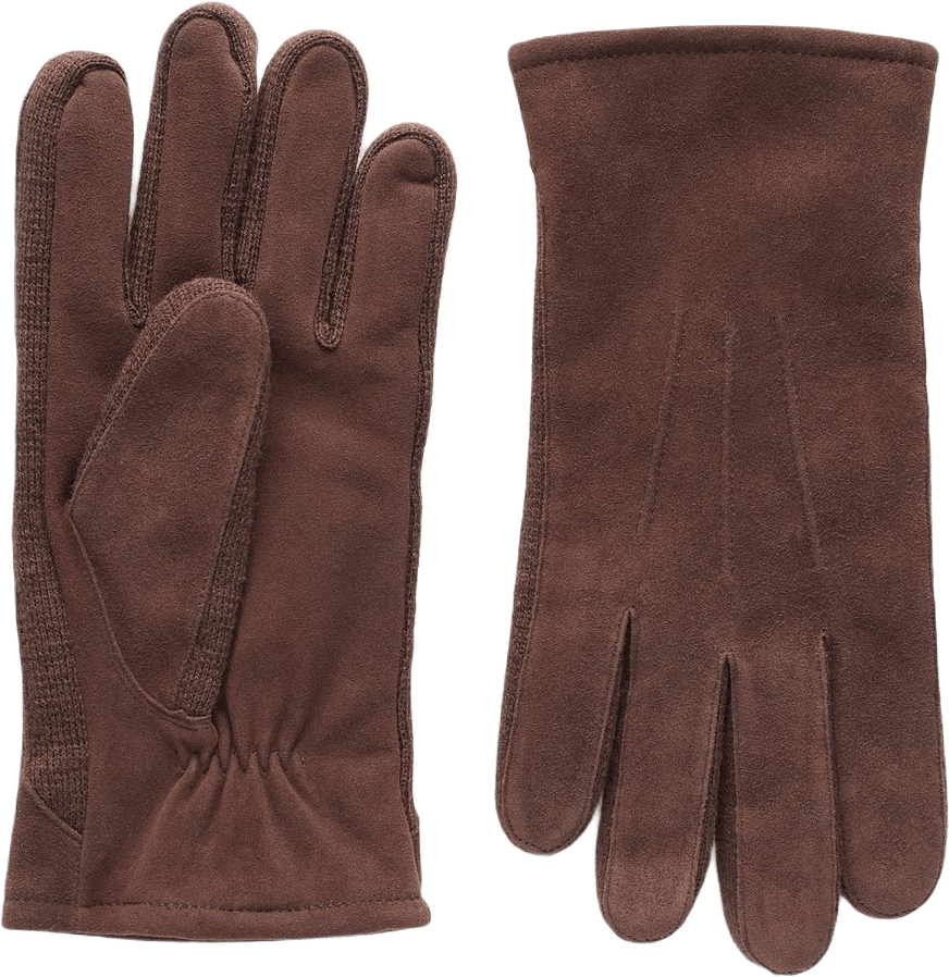 Leather Gloves Cervinia, från John Henric, i färgen brown.