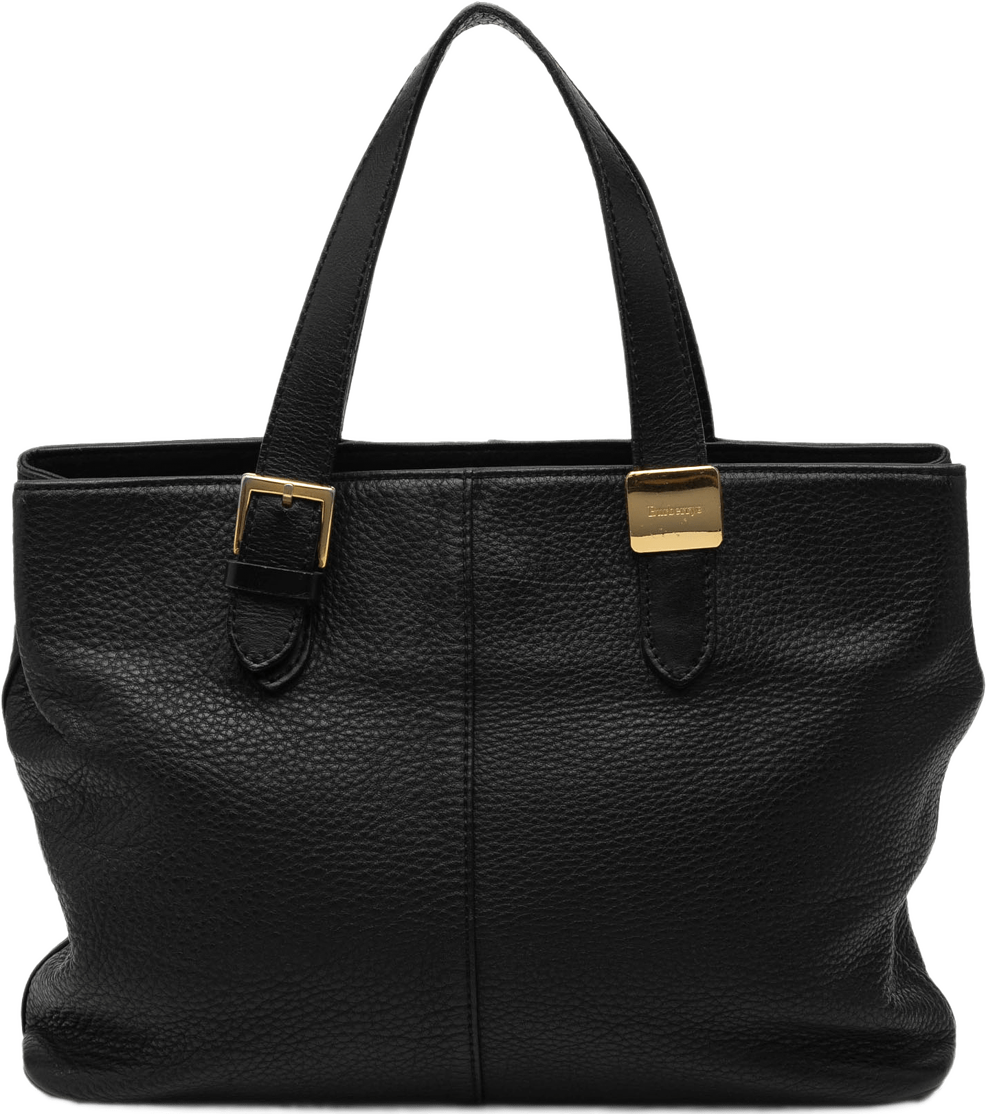 Burberry Leather Tote, från Luxclusif, i färgen black.