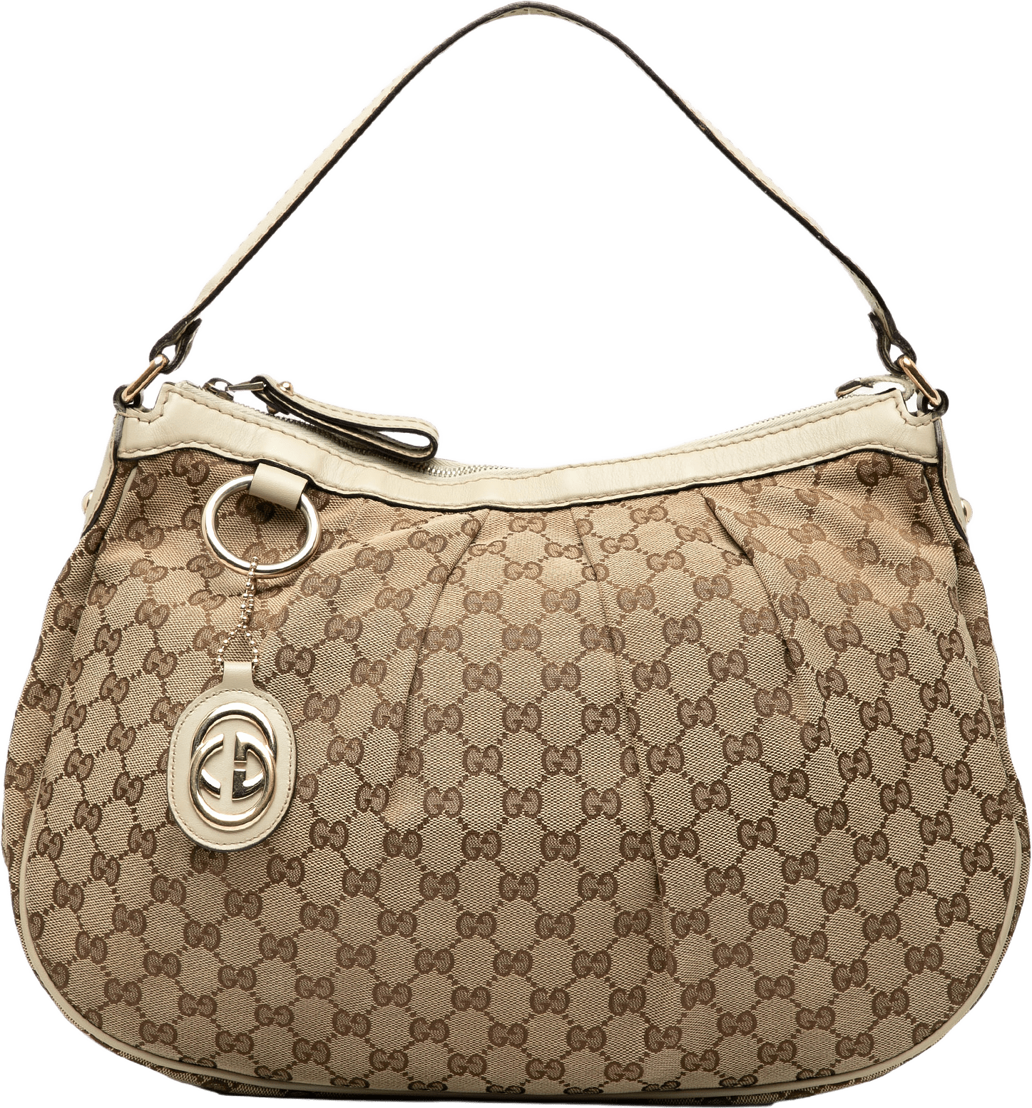 Gucci Gg Canvas Sukey Shoulder Bag, från Luxclusif, i färgen brown.