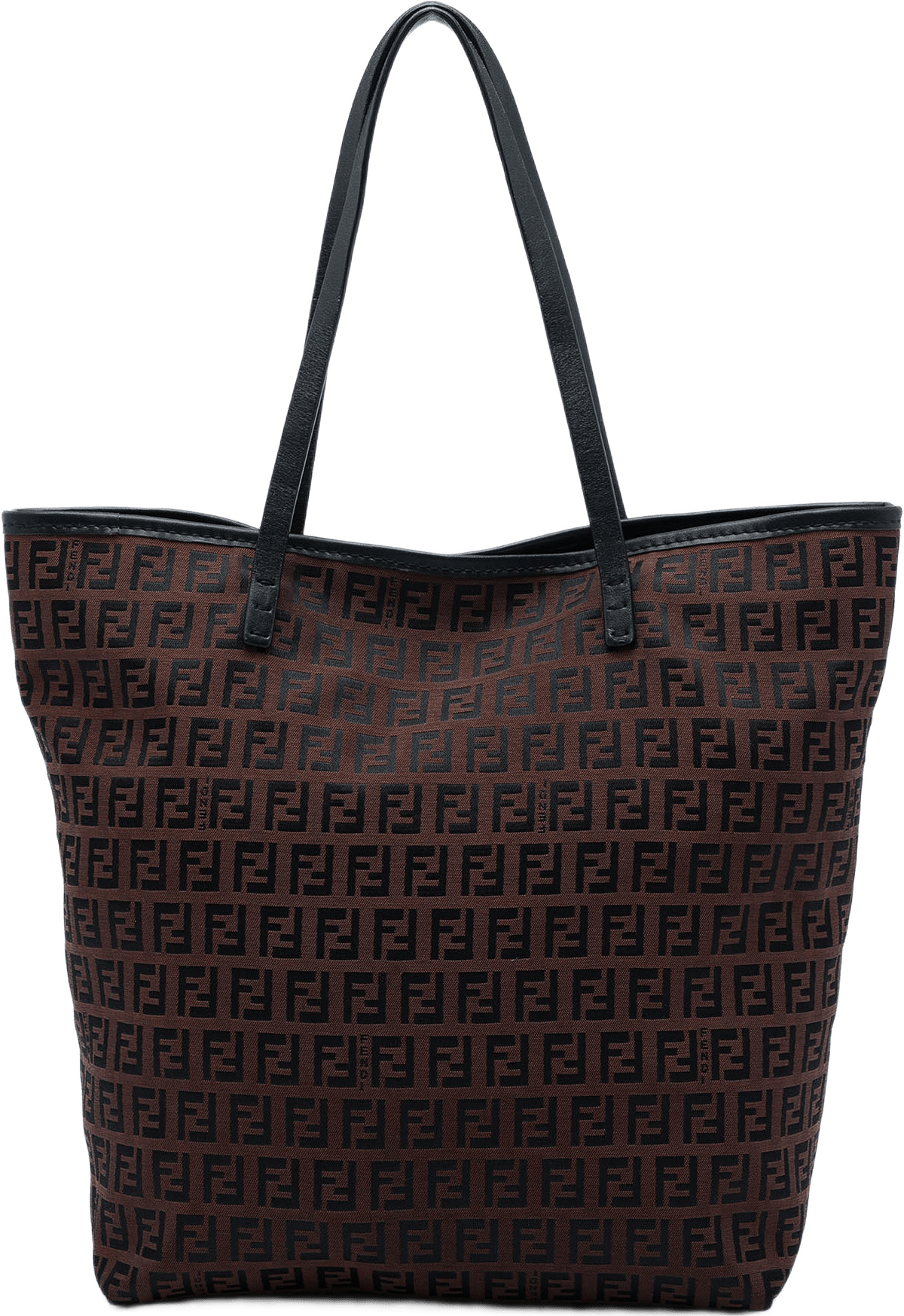 Fendi Zucchino Canvas Tote, från Luxclusif, i färgen brun.