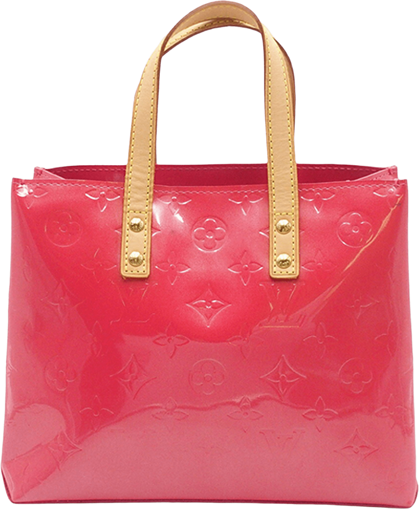 Louis Vuitton Monogram Vernis Reade Pm, från Luxclusif, i färgen rosa.