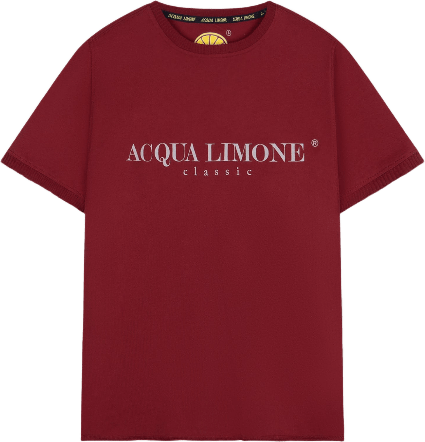 T-shirt Classic, från Acqua Limone, i färgen bordeaux.