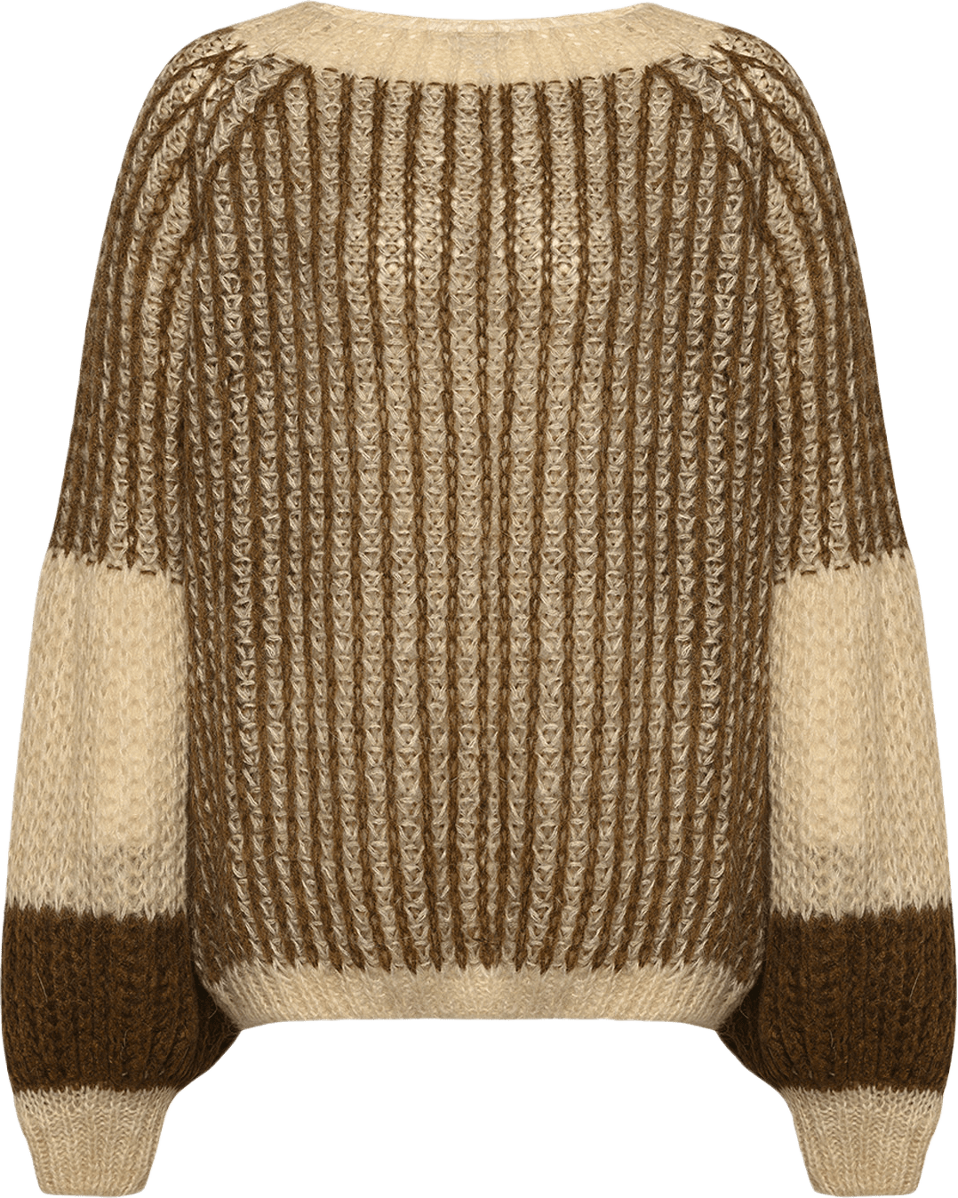 Liana Knit Sweater - Beige/brown