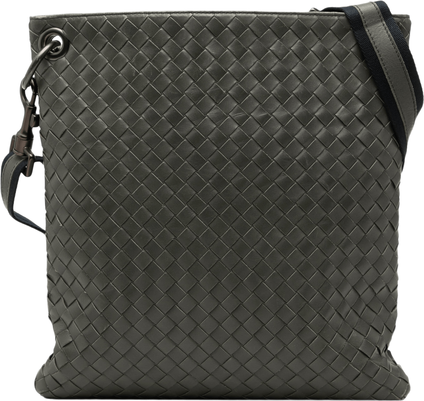 Bottega Veneta Nappa Intrecciato Vn Crossbody, från Luxclusif, i färgen grå.