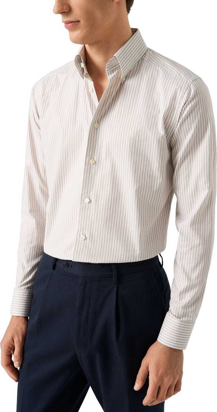 Randig Skjorta I Signature Oxford Contemporary Fit