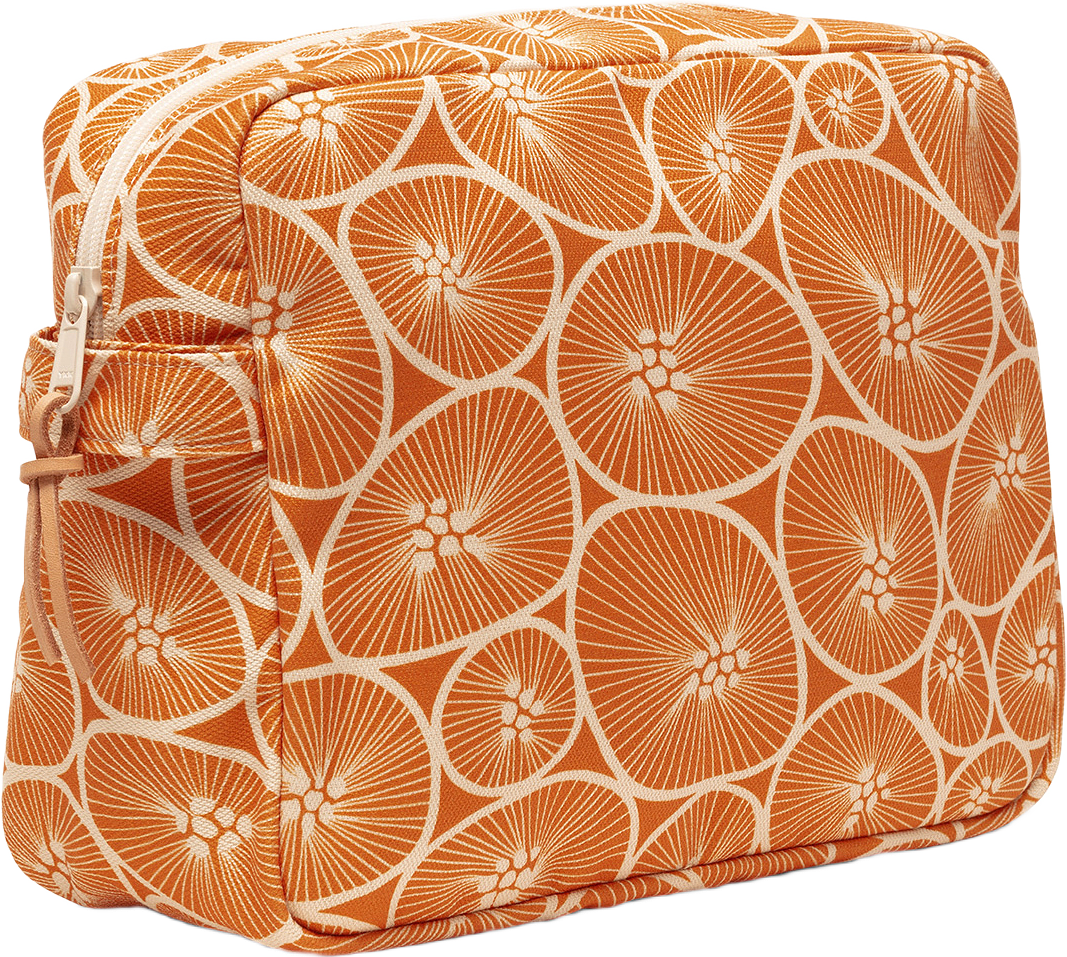 Necessär Korall X-Large, från Gyllstad, i färgen orange.