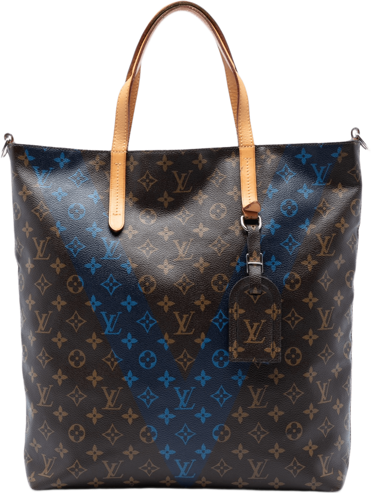 Louis Vuitton Monogram V Cabas Jour, från Luxclusif, i färgen brun.