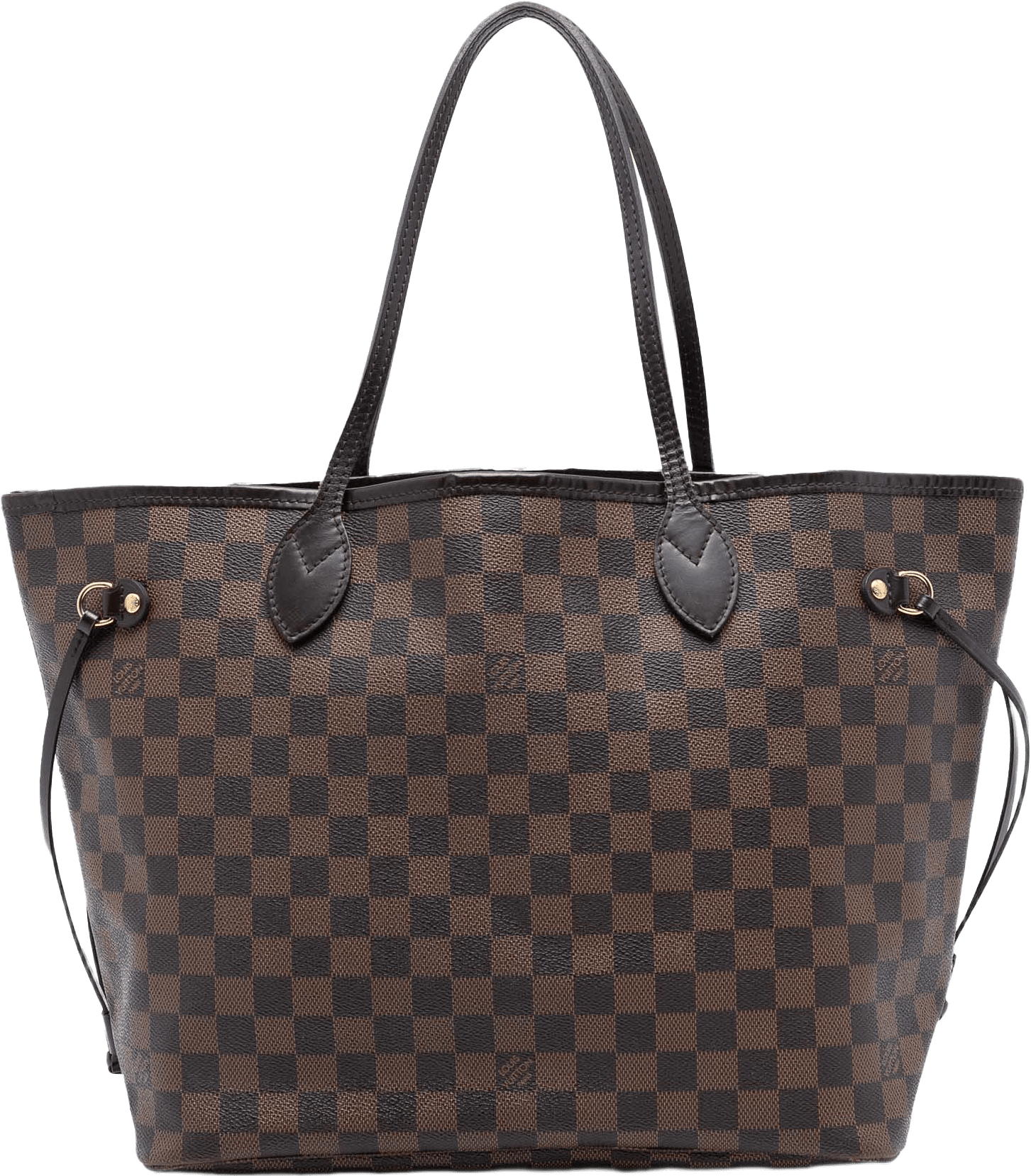 Louis Vuitton Damier Ebene Neverfull Mm, från Luxclusif, i färgen brown.