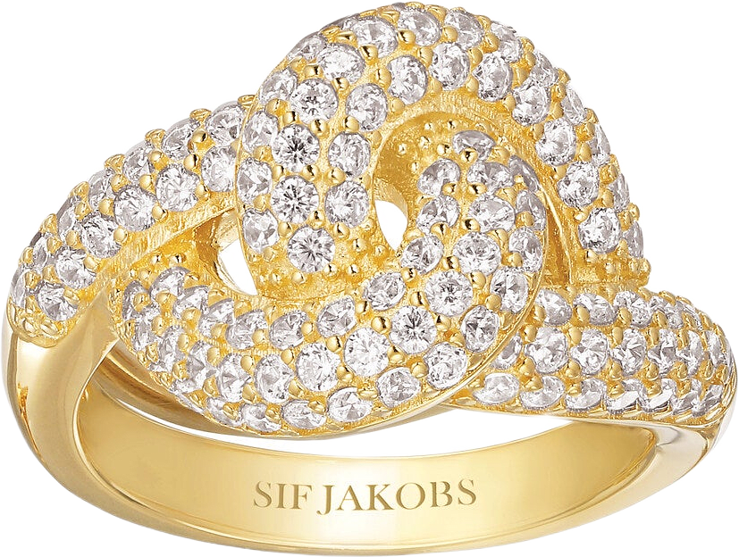 Ring Imperia, från Sif Jakobs Jewellery, i färgen gold.