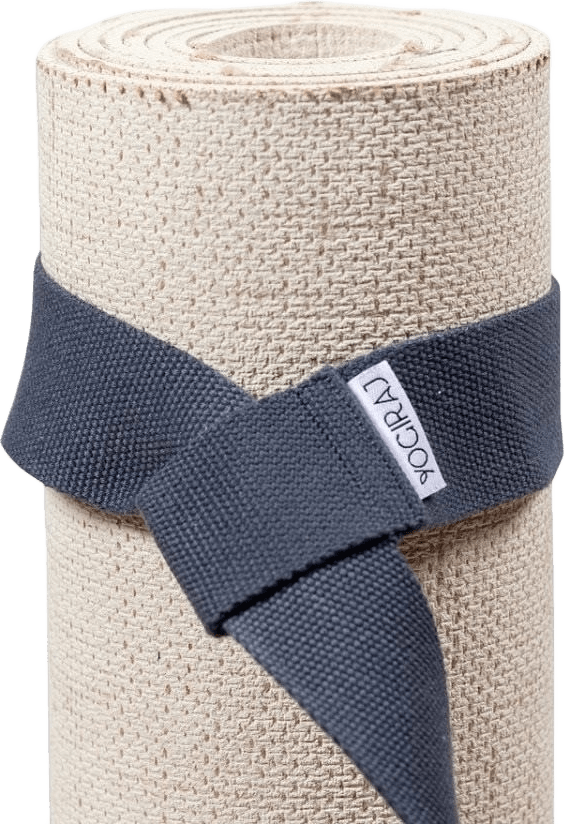 Bärrem Mat Carry Strap, från Yogiraj, i färgen graphite grey.