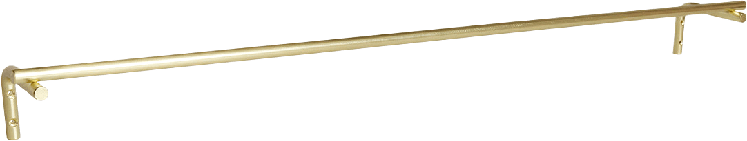 Pieni Towel Rail, från OYOY Living, i färgen brass.