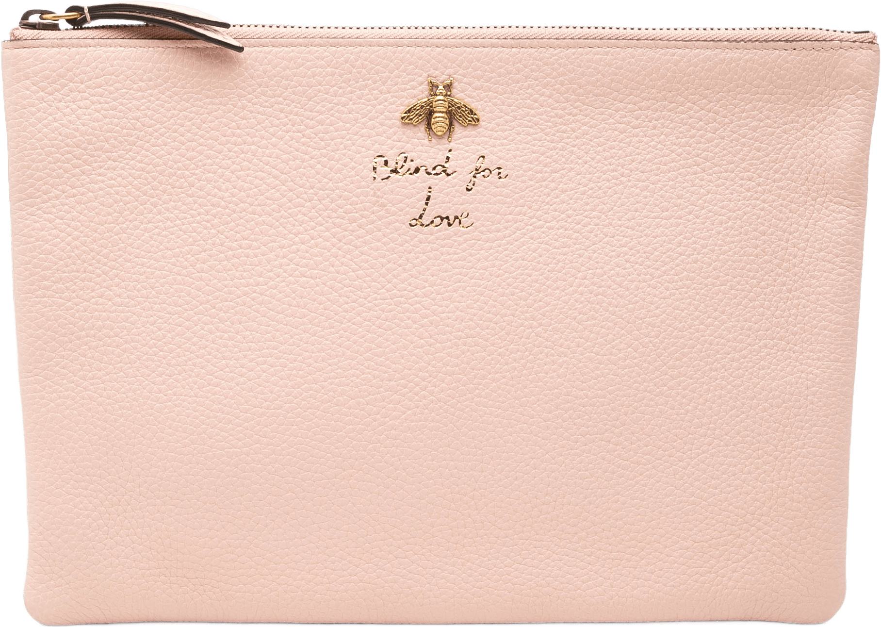 Gucci Calfskin Blind For Love Clutch, från Luxclusif, i färgen pink.