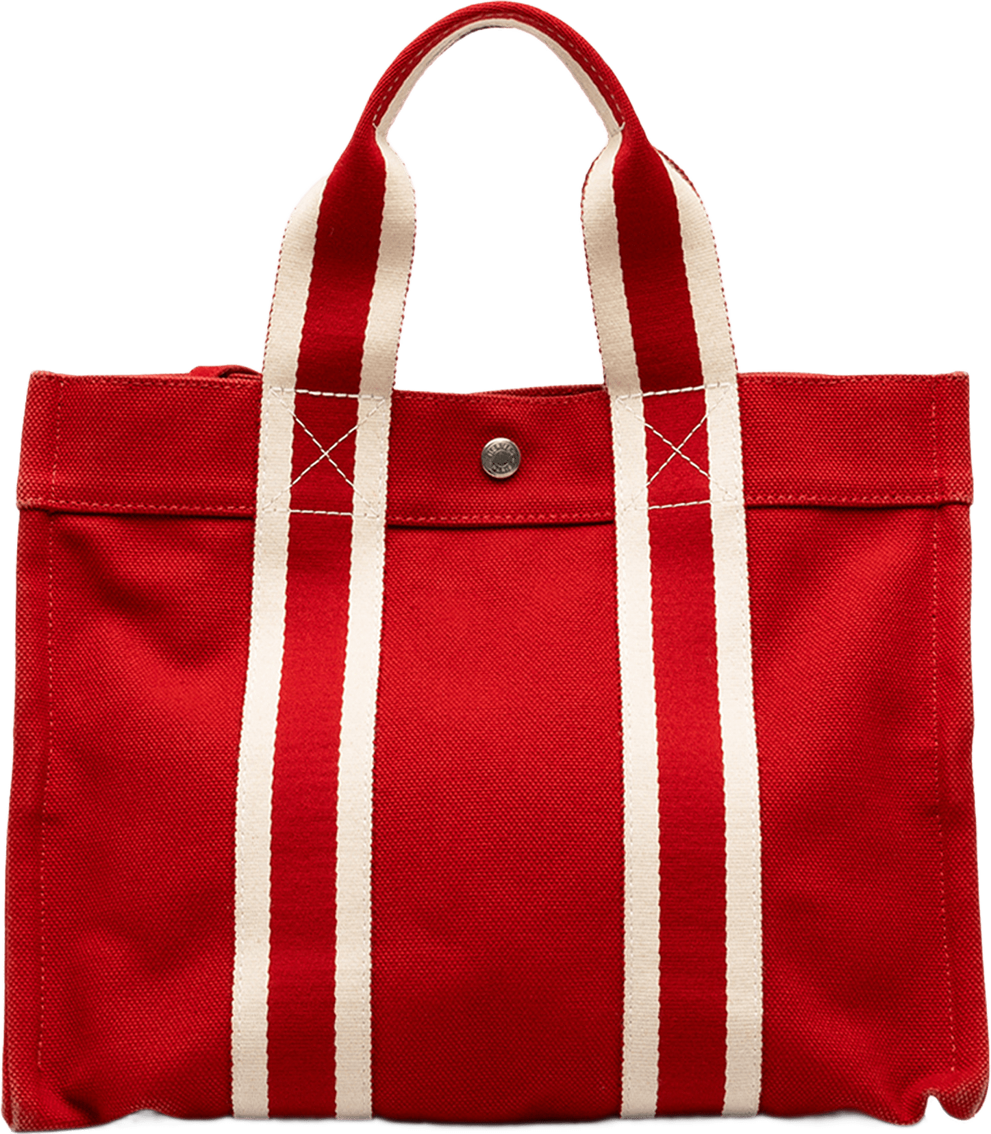 Hermès Canvas Fourre Tout Pm, från Luxclusif, i färgen vit.