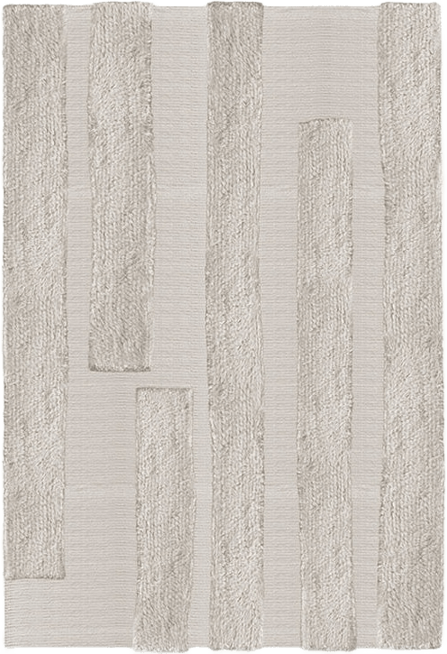 Punja Bricks Ullmatta Sand Melange, från Layered, i färgen sand melange.