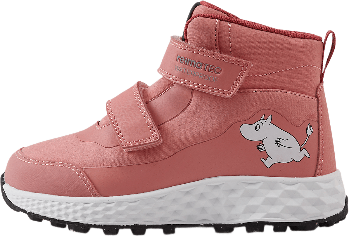 Reimatec Övergångsskor Hiivin Moomin, från Reima, i färgen rose blush.
