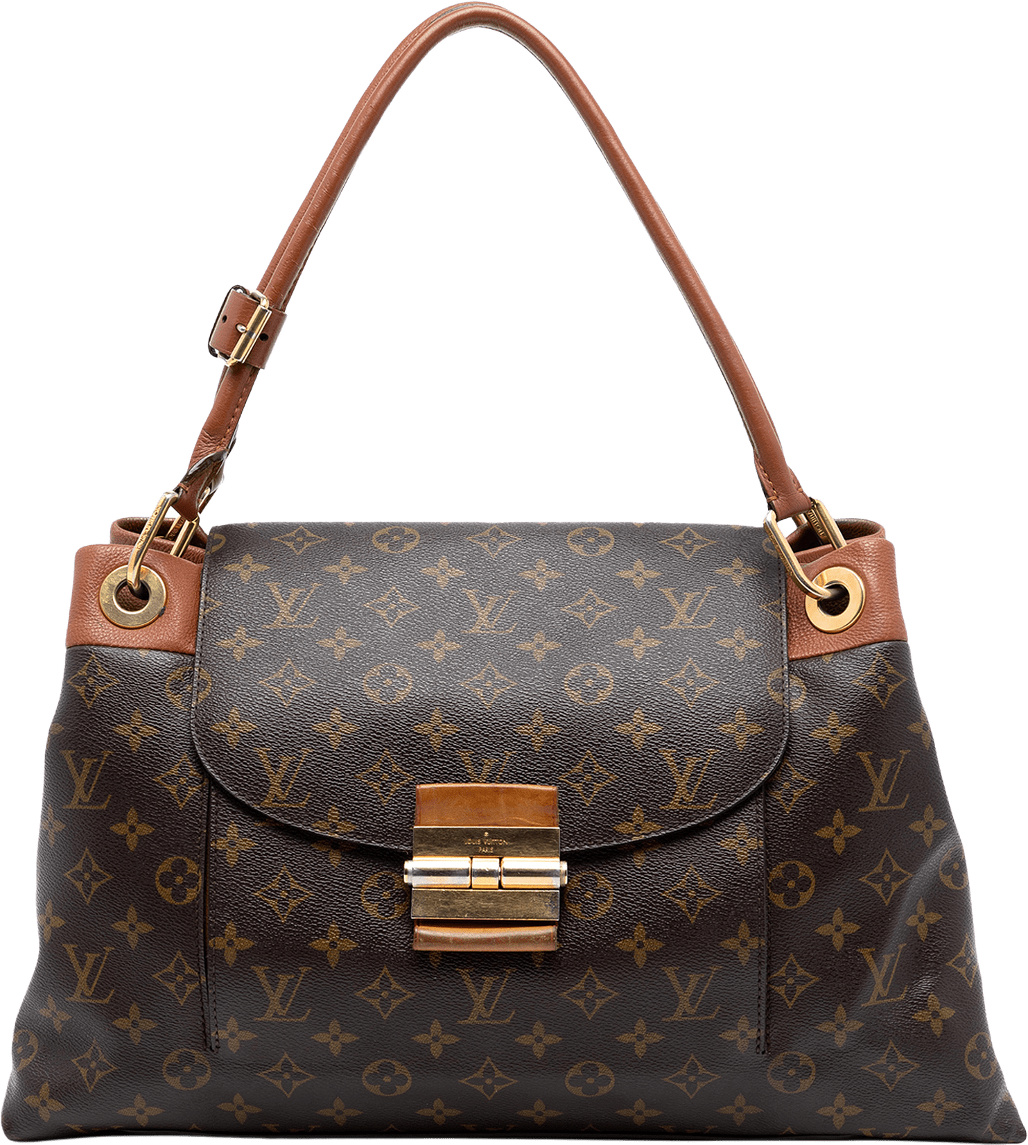 Louis Vuitton Monogram Olympe Mm, från Luxclusif, i färgen brown.