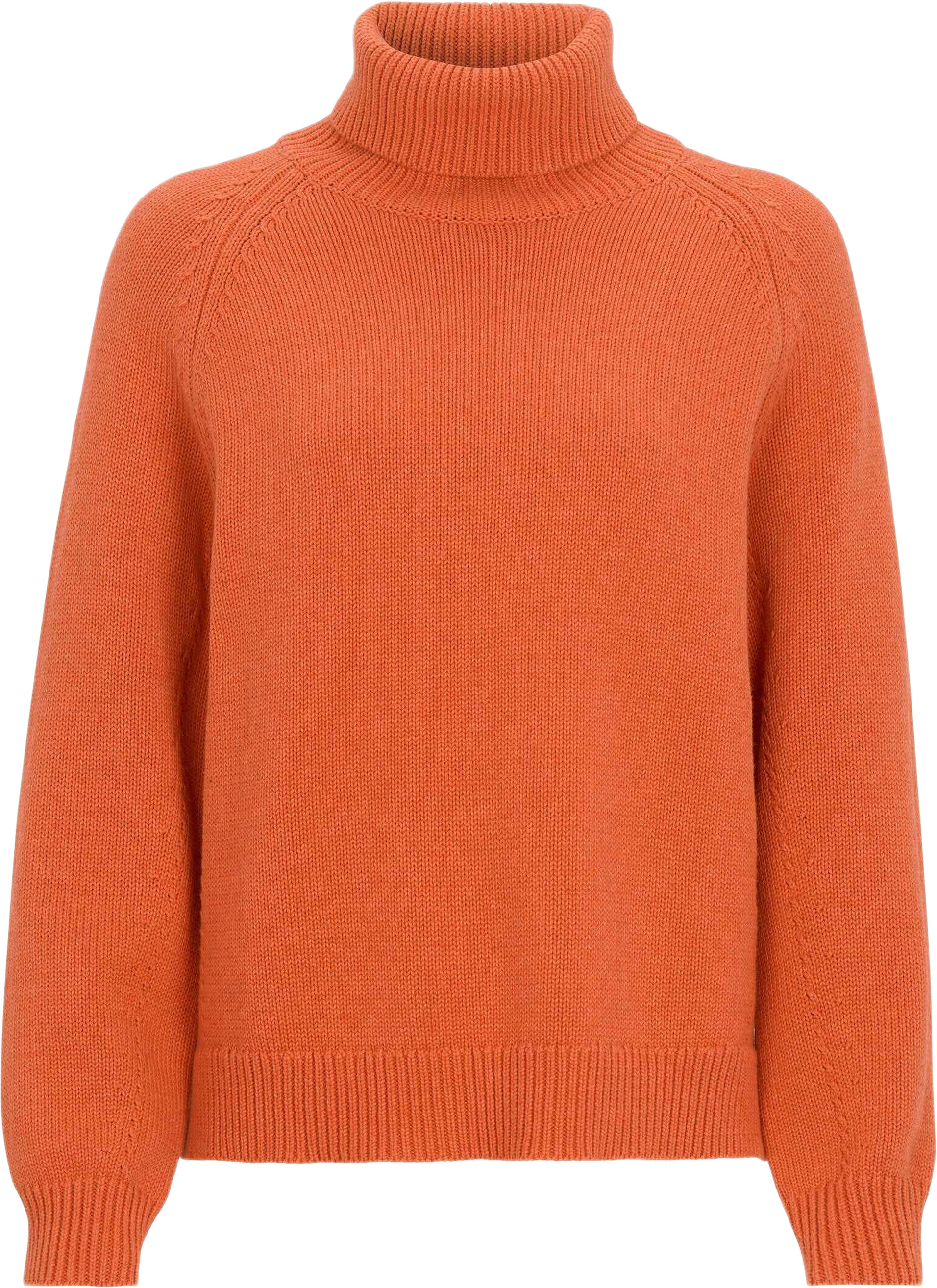 Iris Knitted Turtleneck, från Newhouse, i färgen orange.