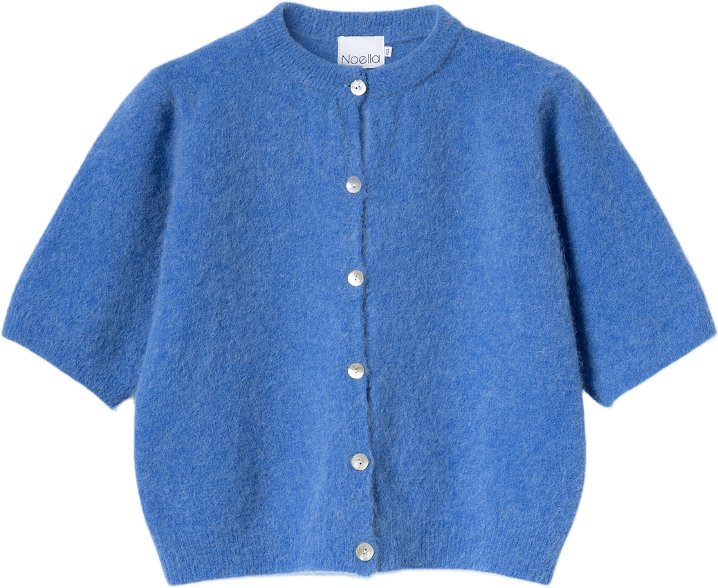 Kae Ss Knit Cardigan - Dove Blue