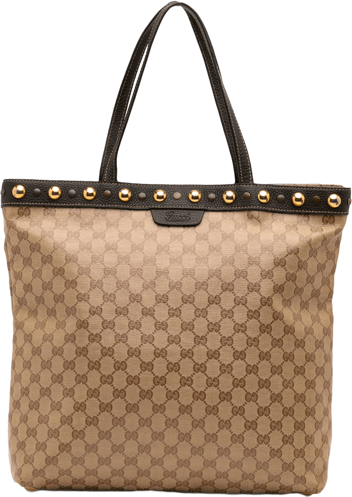 Gucci Gg Crystal Babouska Tote, från Luxclusif, i färgen beige.