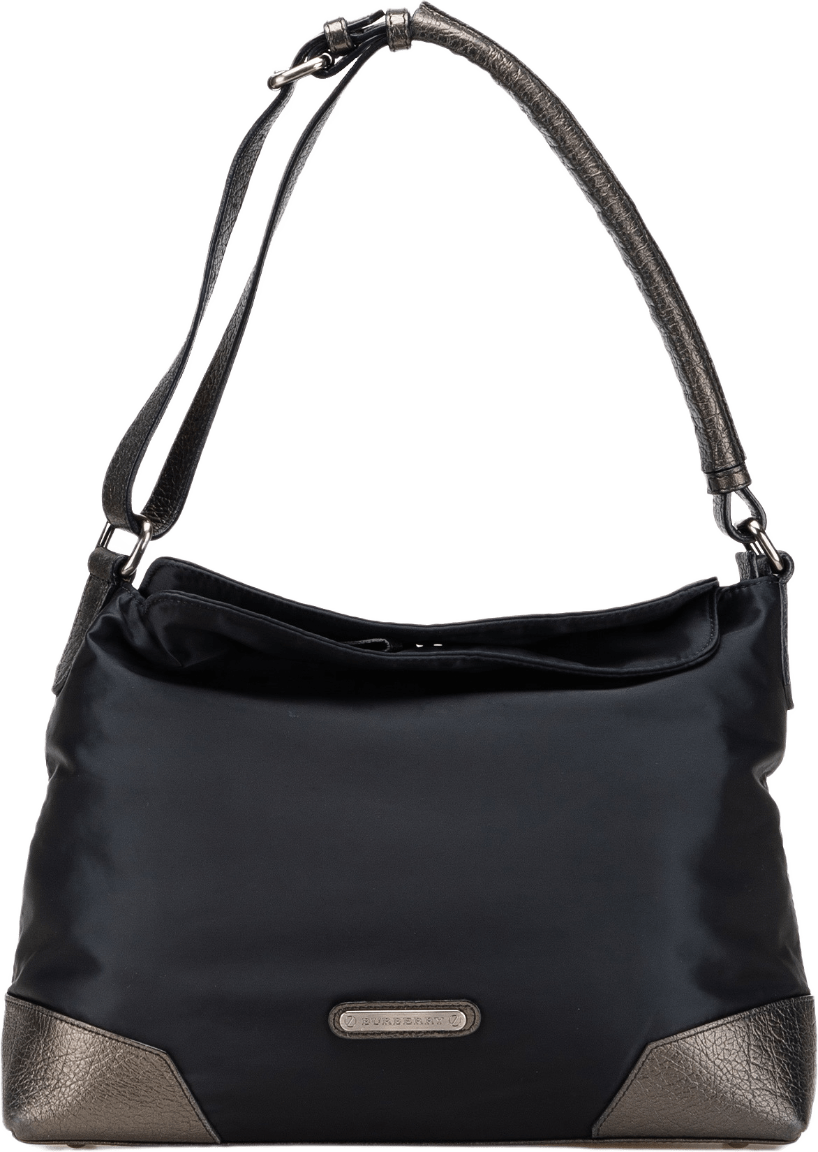 Burberry Nylon Shoulder Bag, från Luxclusif, i färgen black.