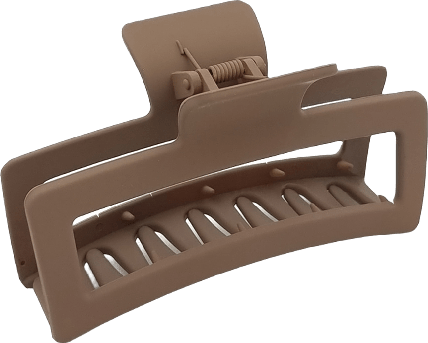 Stor Klämma I Rubber Finish 12,5cm, från Complement, i färgen beige.