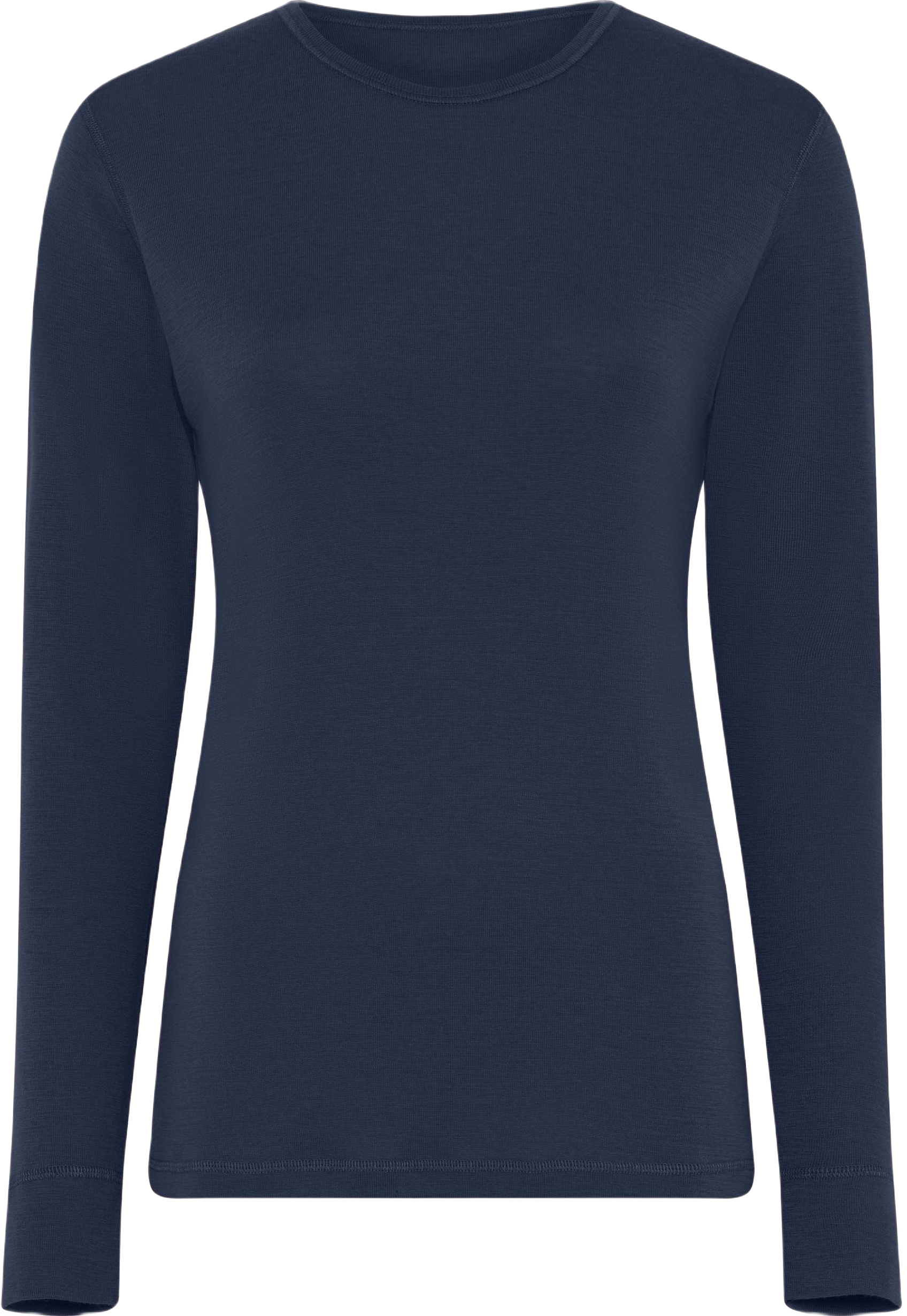 100% Merinoull, Långärmad T-shirt, Svart