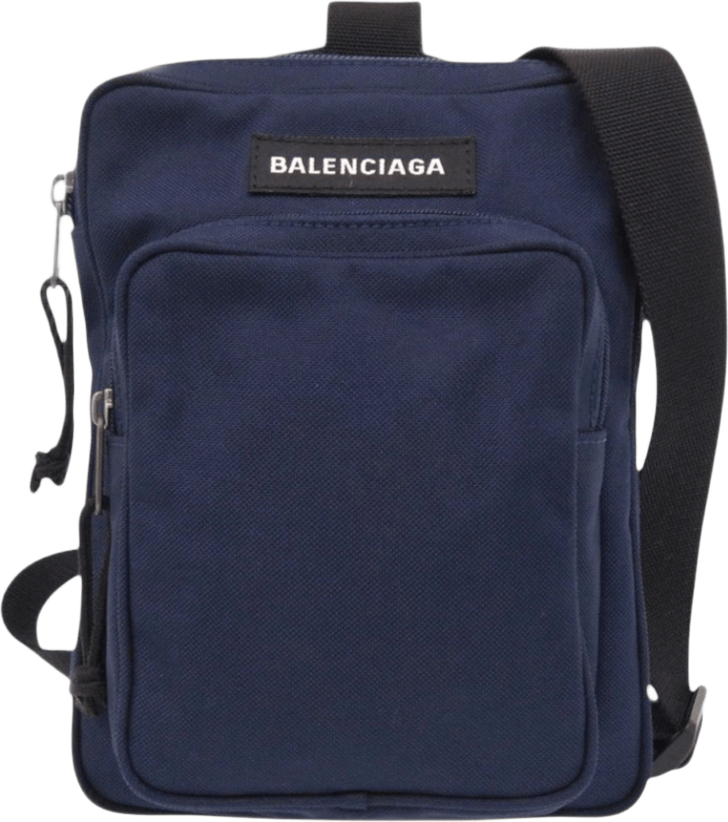 Balenciaga Nylon Explorer Crossbody, från Luxclusif, i färgen blå.