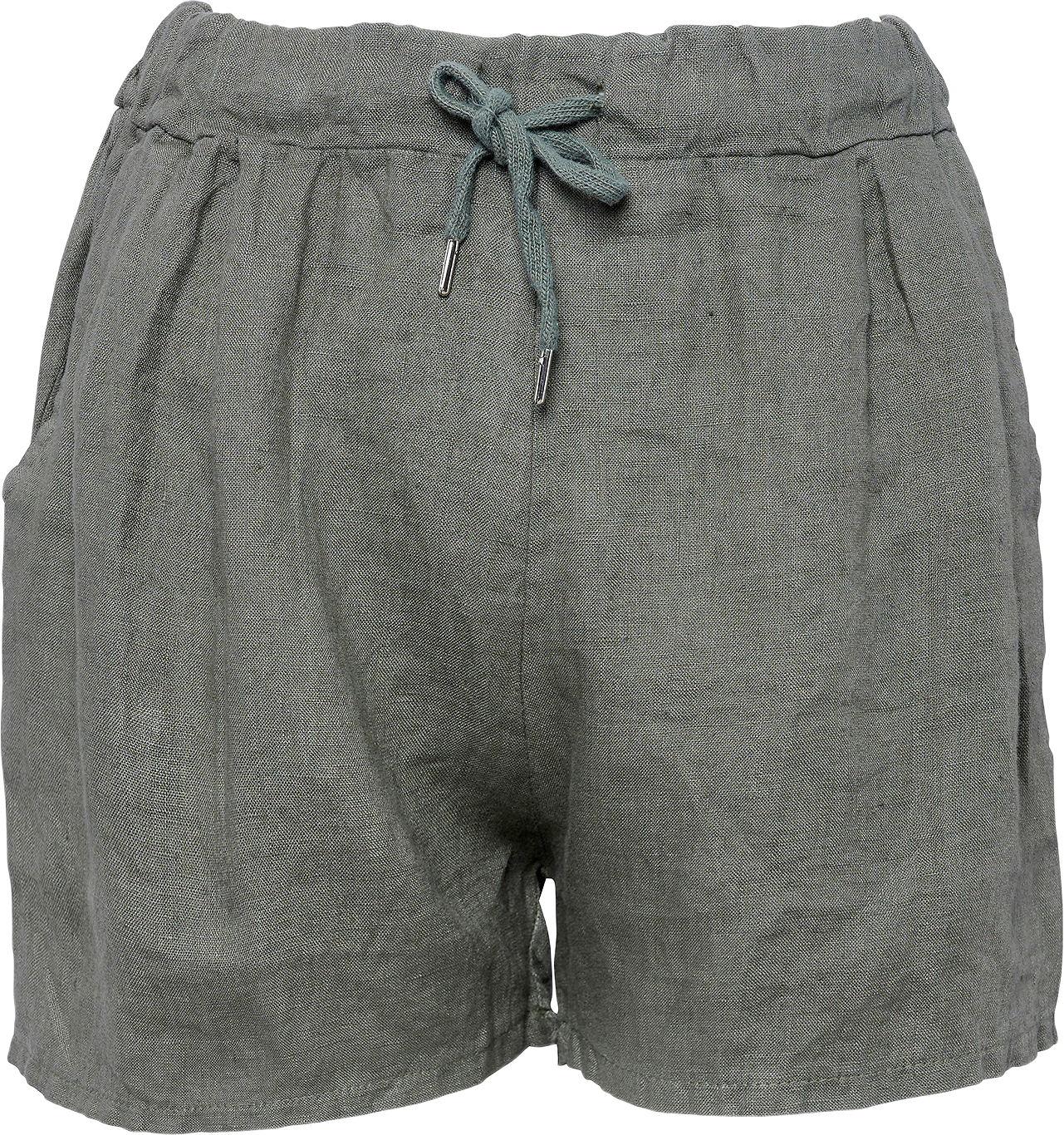 17691, Shorts, Linen - Army, från Tiffany, i färgen army.