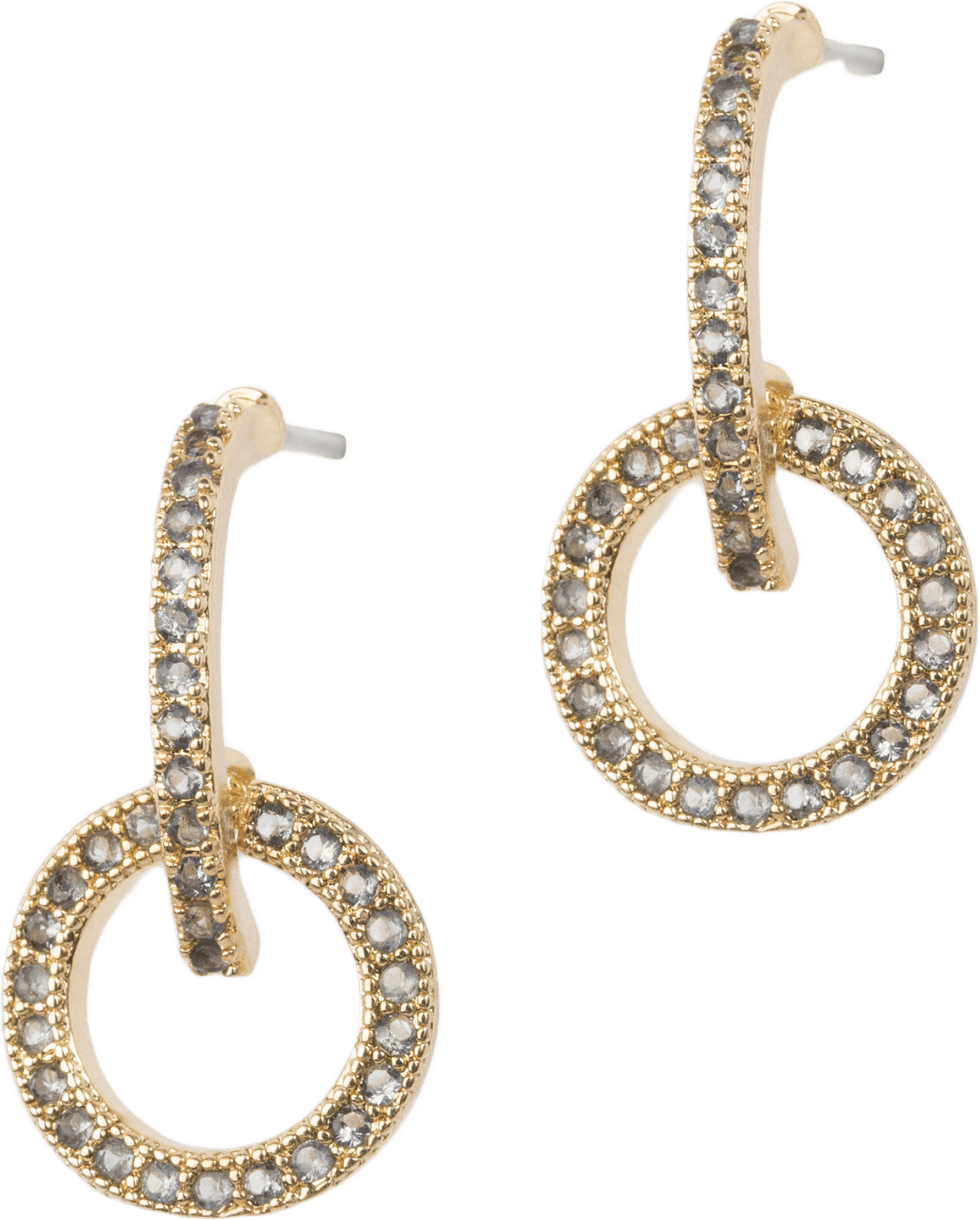 Carla Örhänge, från pfgSTOCKHOLM, i färgen gold/grey.