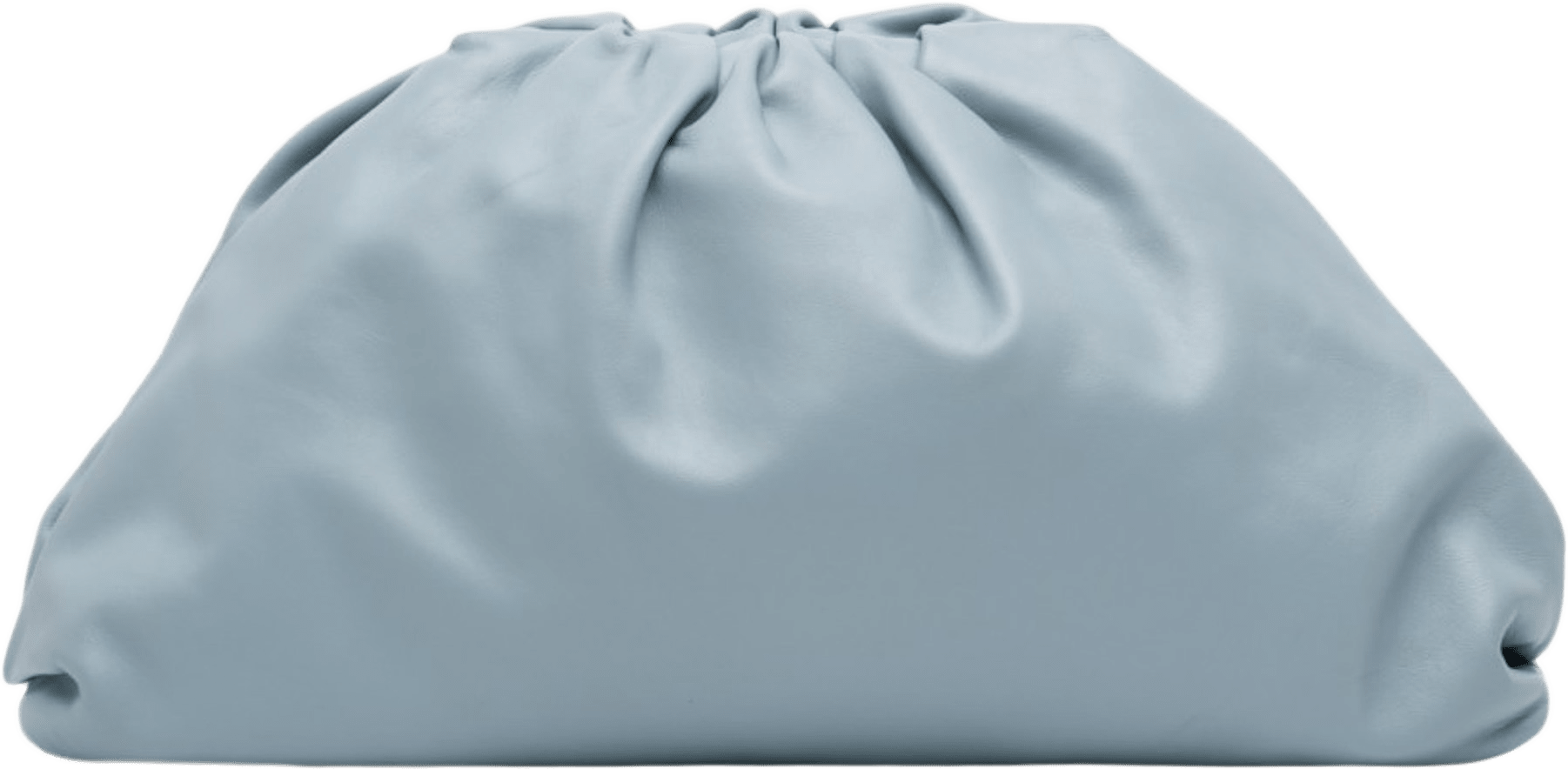 Bottega Veneta Lambskin The Pouch, från Luxclusif, i färgen light blue.