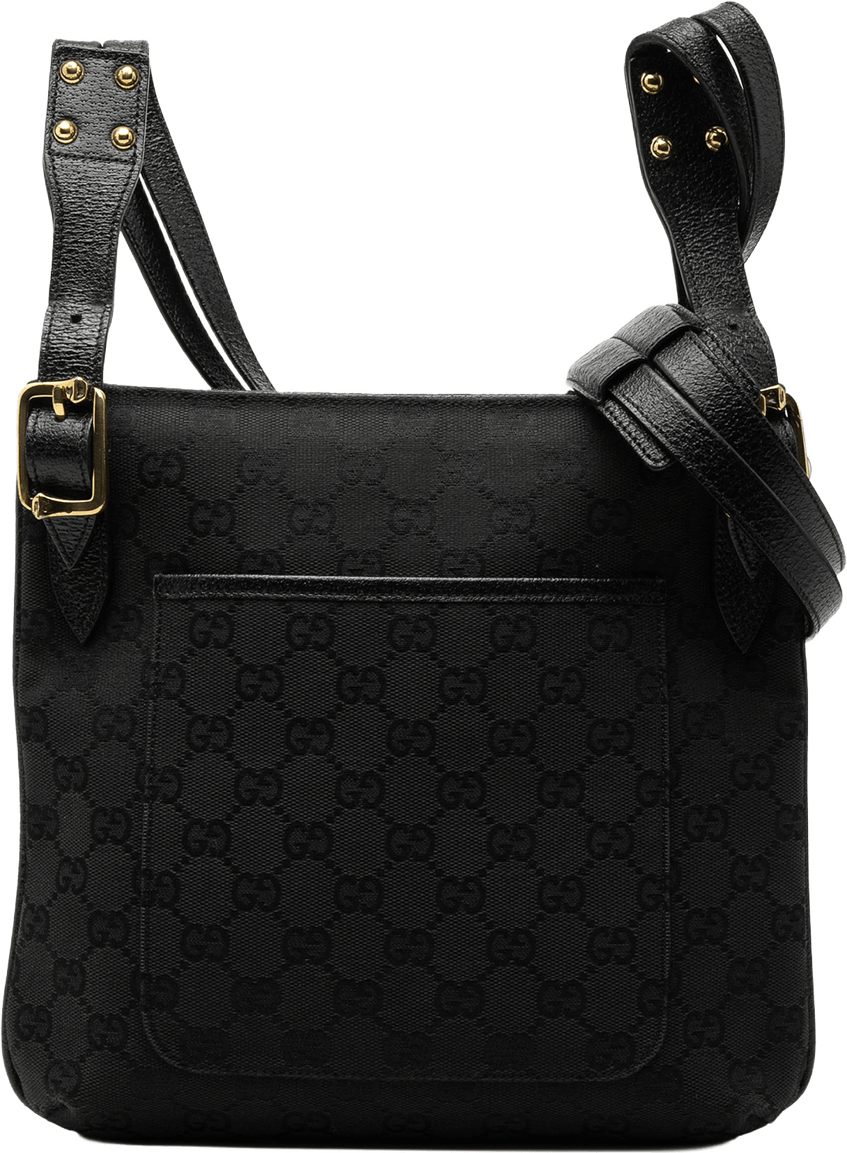 Gucci Gg Canvas Crossbody, från Luxclusif, i färgen black.