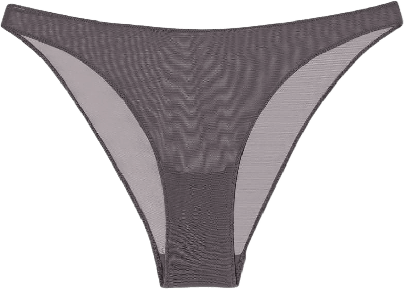 Mesh Bikini Briefs, från Understatement, i färgen grey.