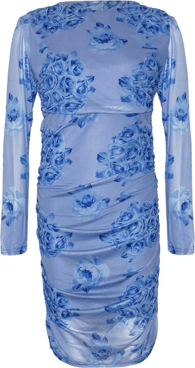 Kylo Dress - Tobi Blue Print