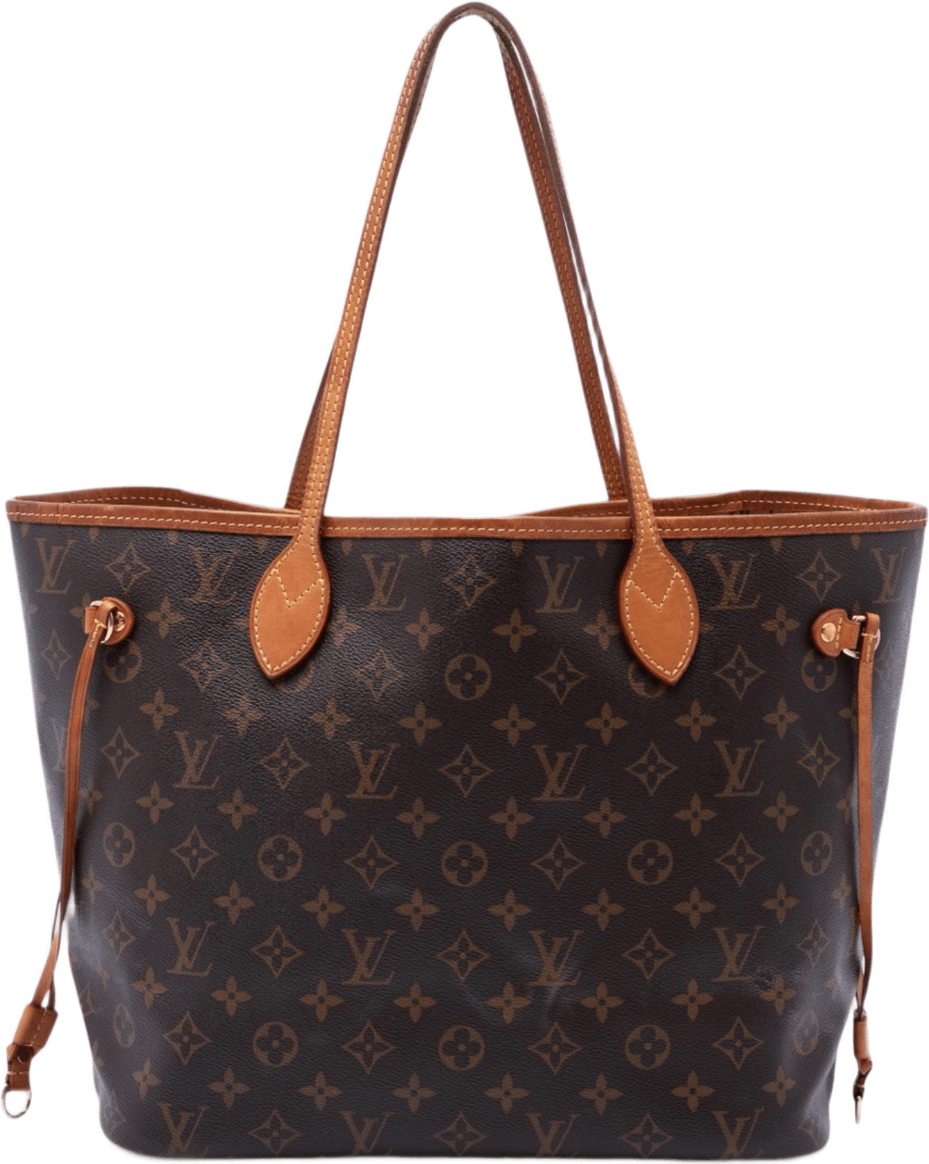 Louis Vuitton Monogram Neverfull Mm, från Luxclusif, i färgen brun.
