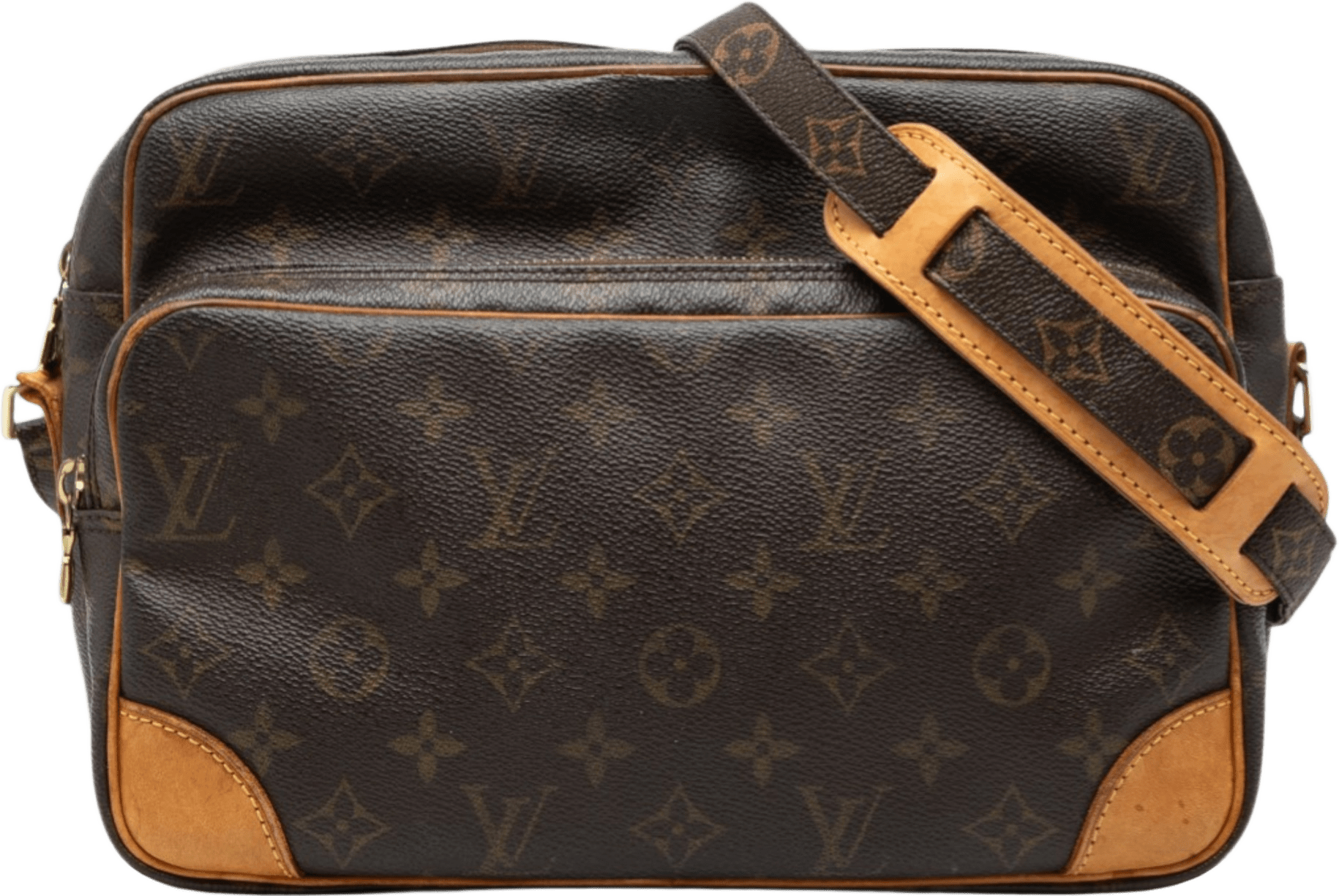 Louis Vuitton Monogram Nil Crossbody, från Luxclusif, i färgen brown.