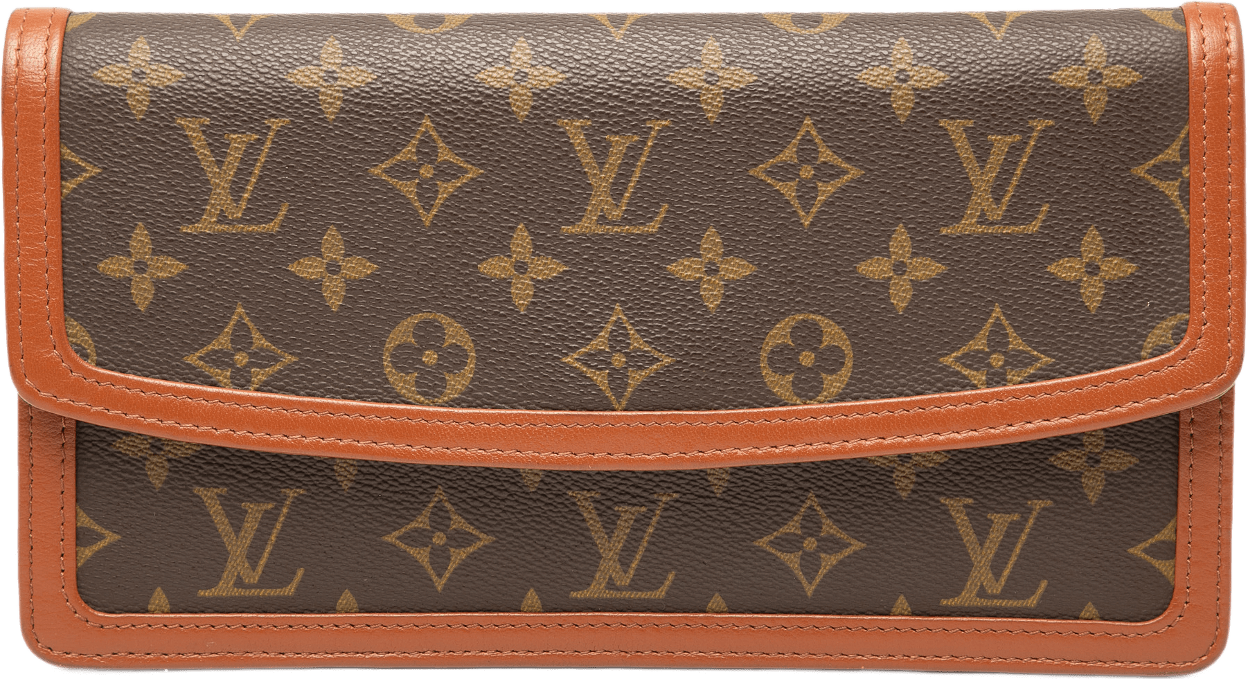 Louis Vuitton Monogram Pochette Dame Pm, från Luxclusif, i färgen brun.
