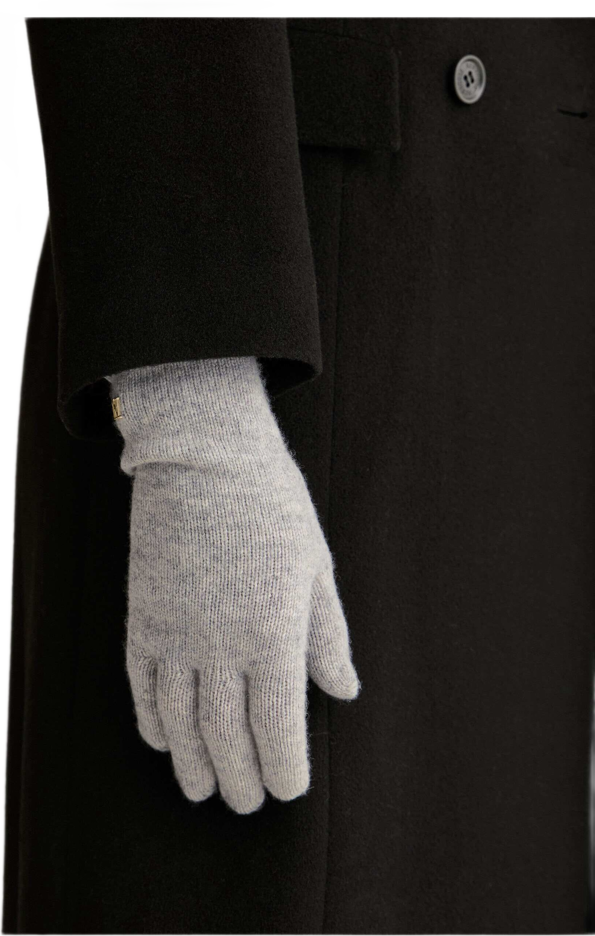 Wool Mittens, från Newhouse, i färgen ljusgrå.