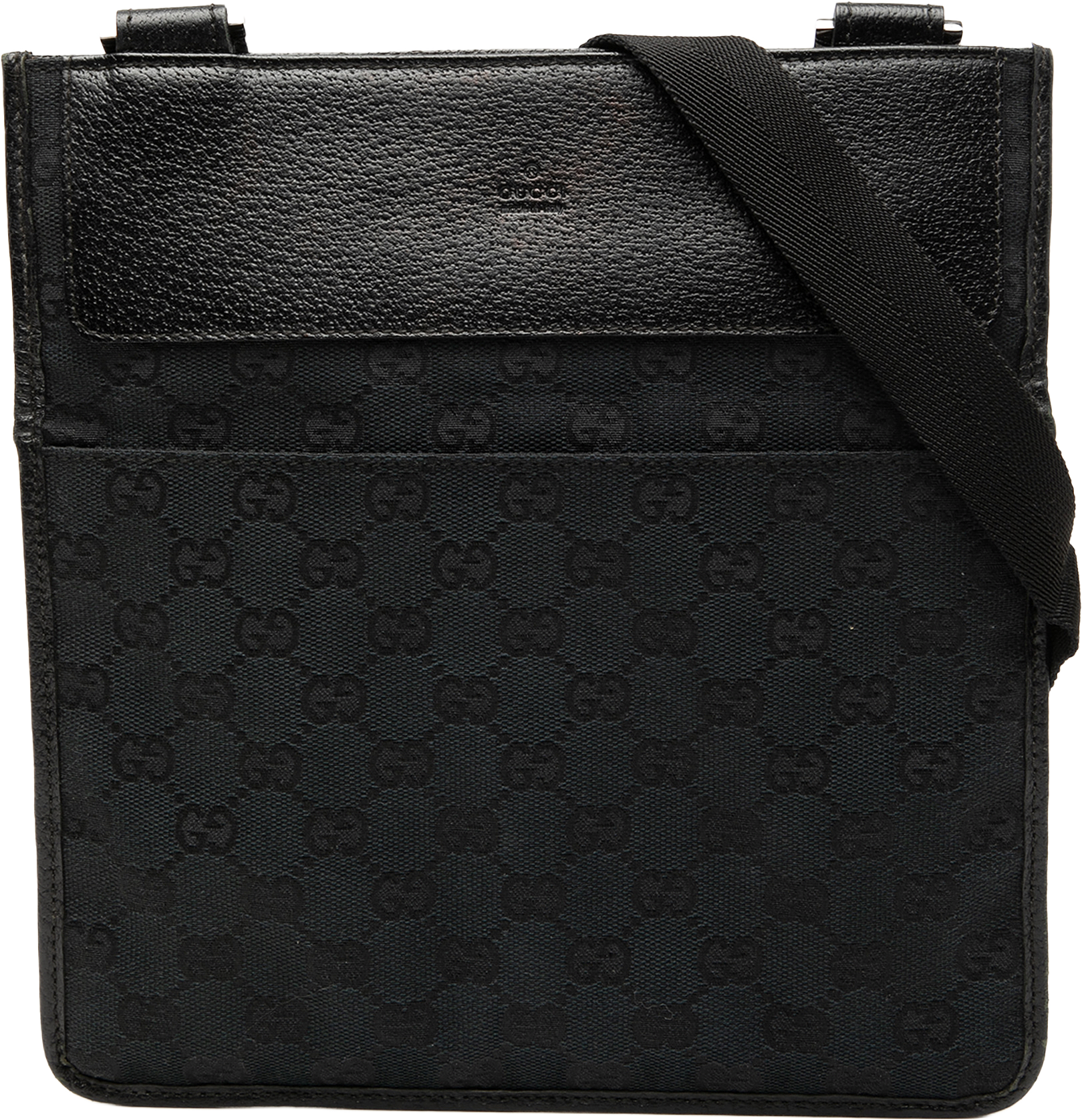 Gucci Gg Canvas Crossbody, från Luxclusif, i färgen black.